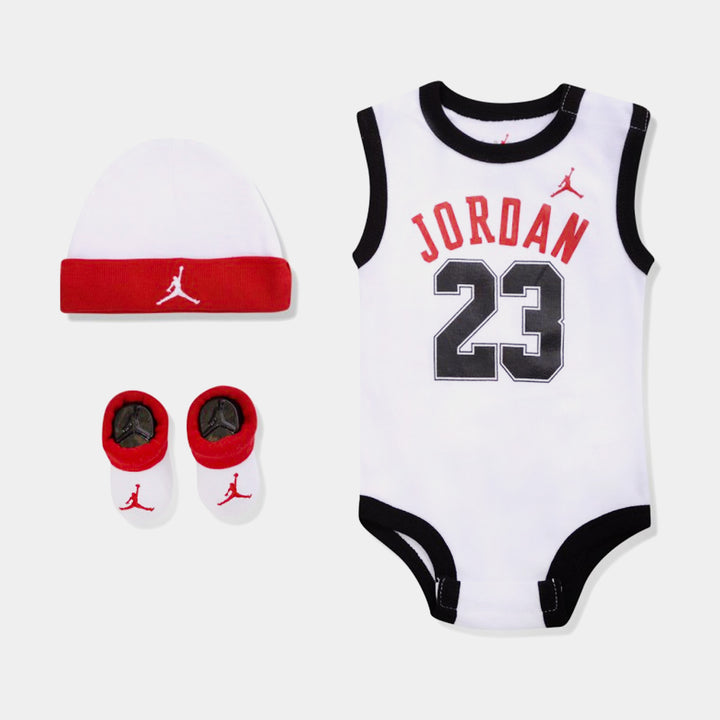 Jordan 23 Jersey 3 Piece Set Infant Set Black MJ0208-023 – Shoe Palace