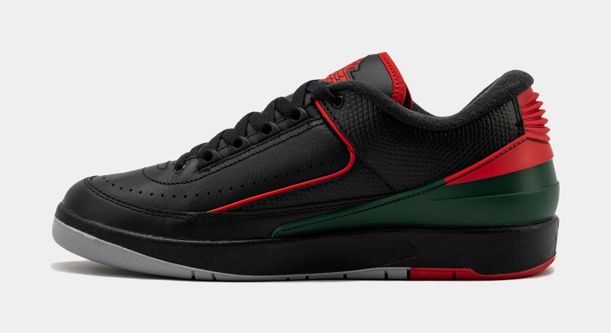 Jordan Air Jordan 2 Retro Low Christmas Mens Lifestyle Shoes Black