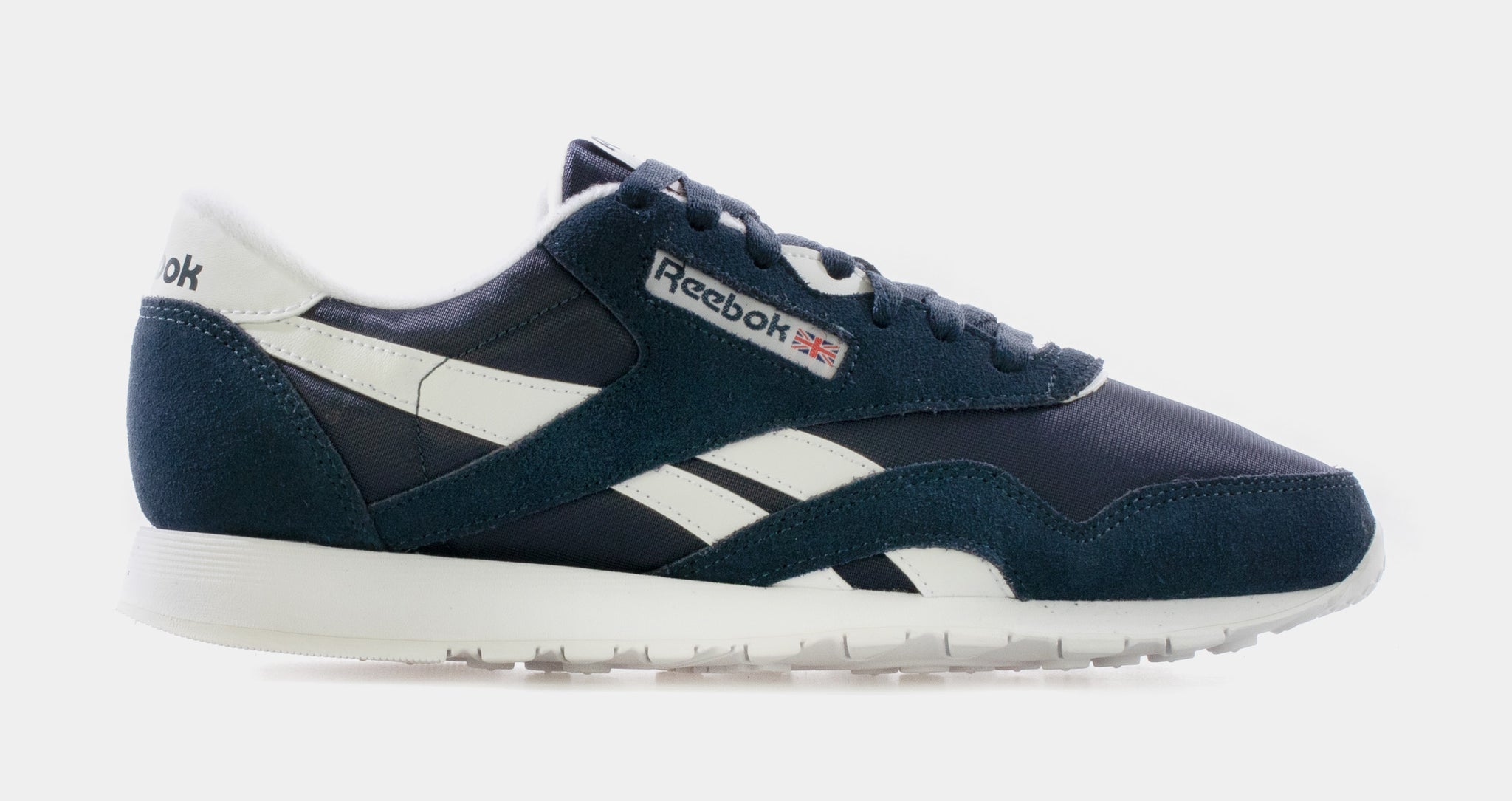 Reebok Classic Nylon Mens Lifestyle Shoes Navy Blue