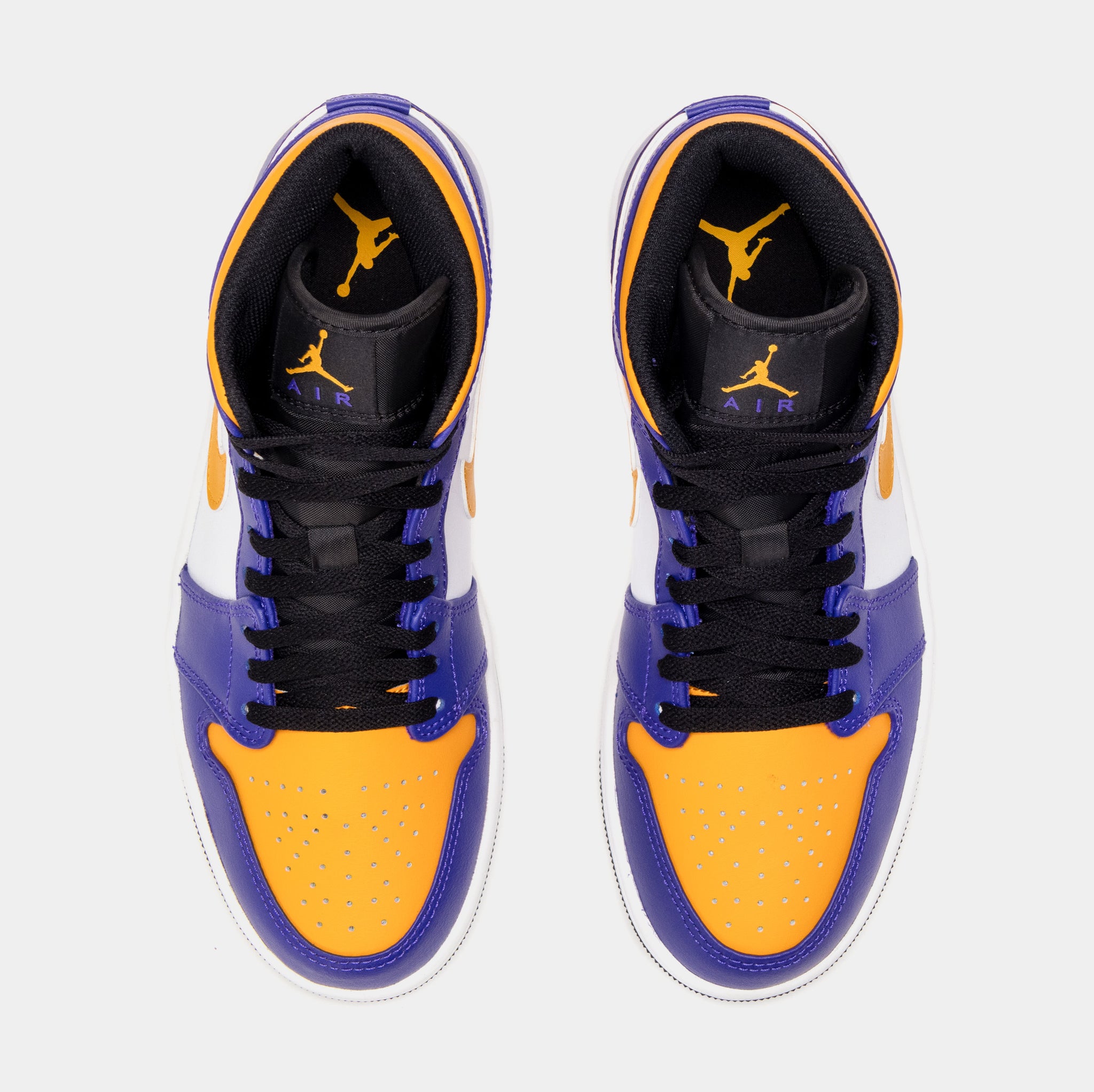 Jordan purple hot sale and yellow