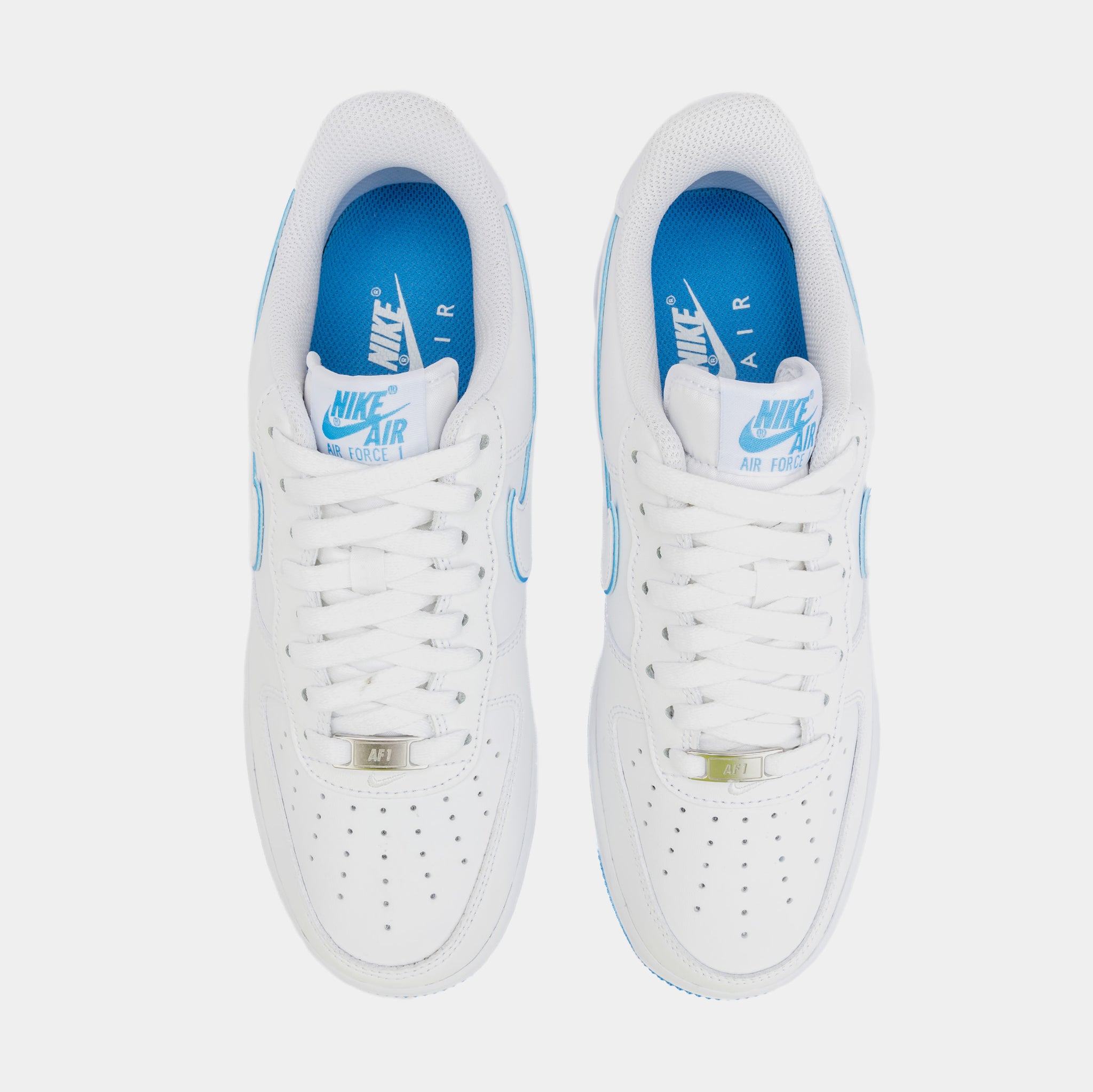 White  and  pl blue 2025 air force 1 07 se trainers