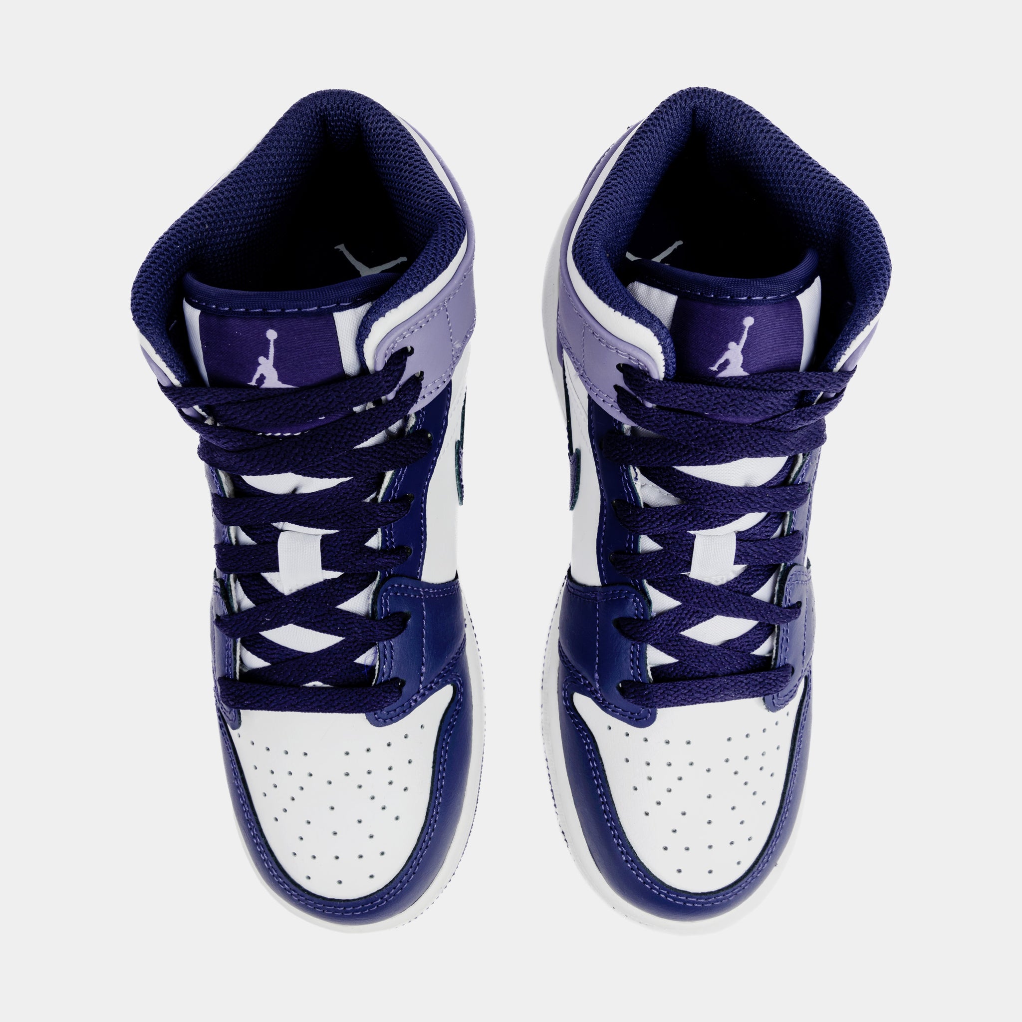 Court purple jordan on sale 1 grade school