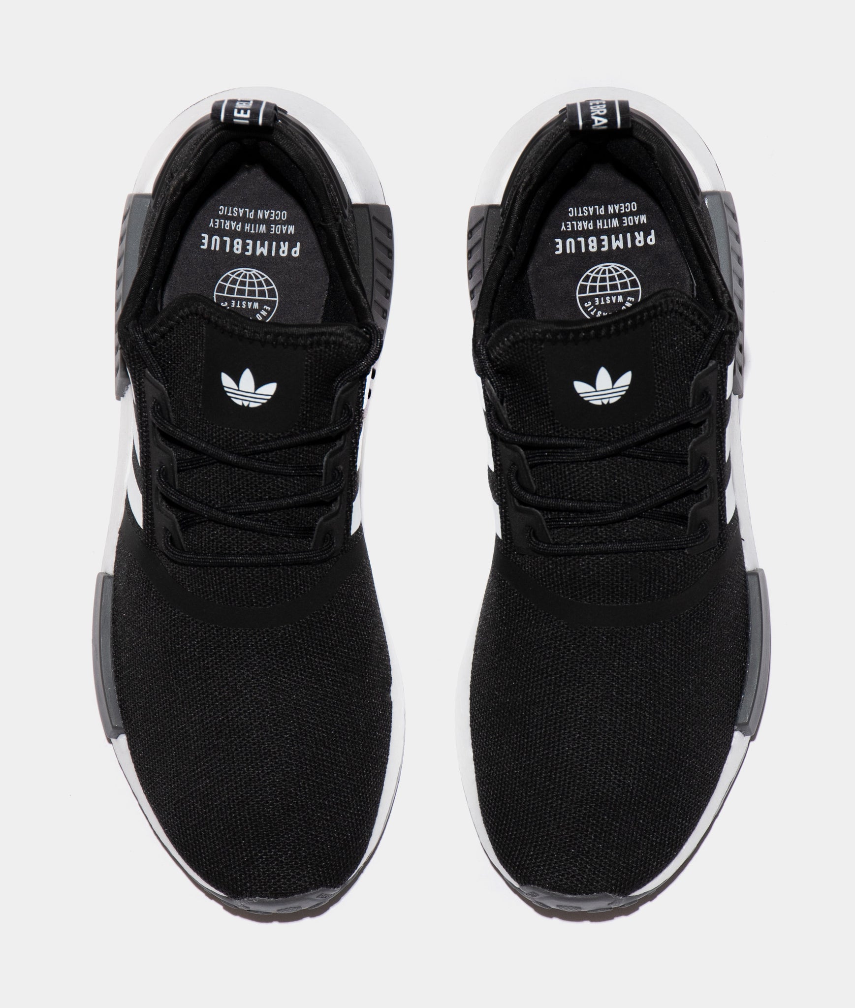 Adidas Men's NMD_R1 Primeblue Shoes Black White / 9