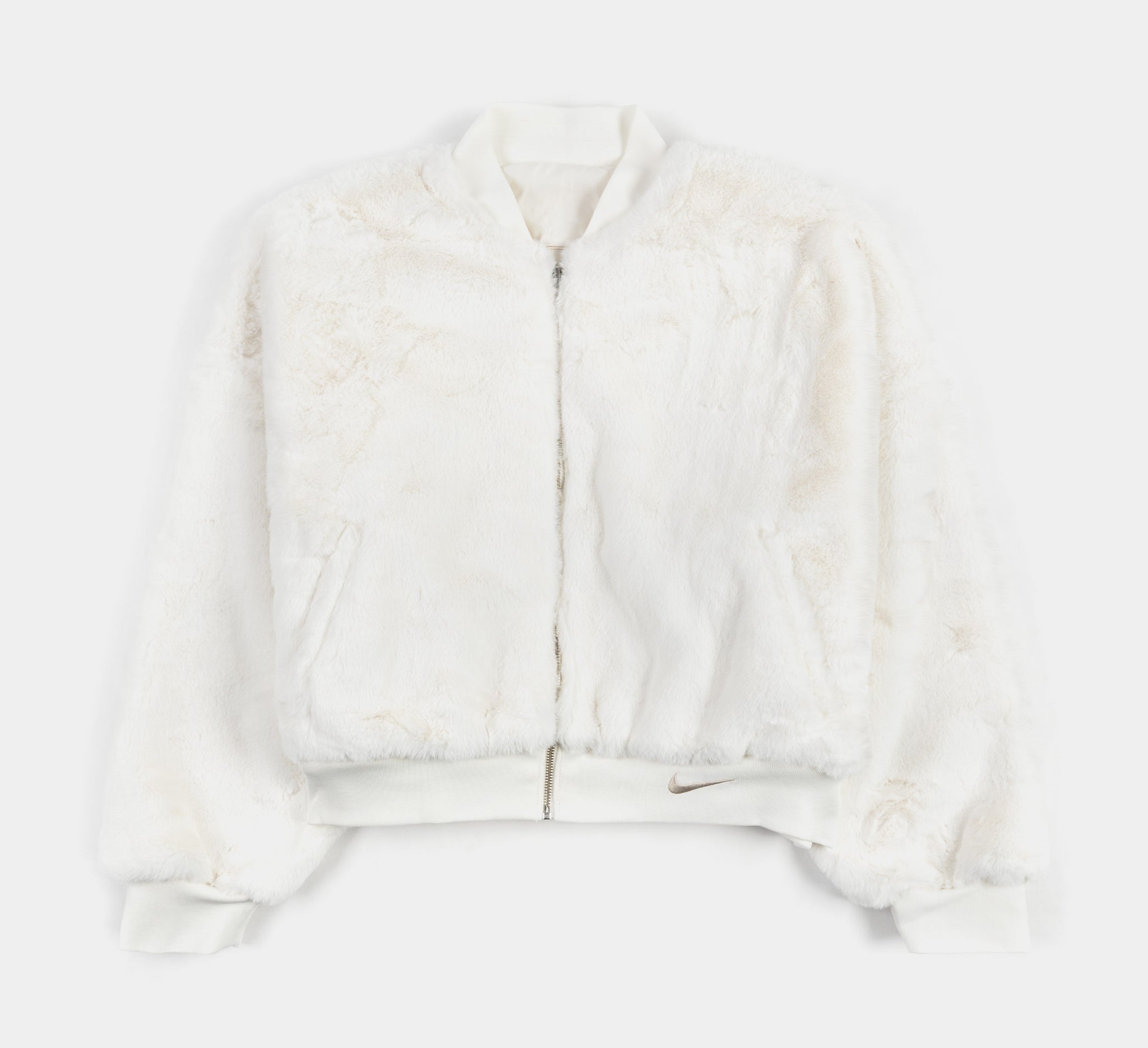 Zara faux clearance fur bomber jacket