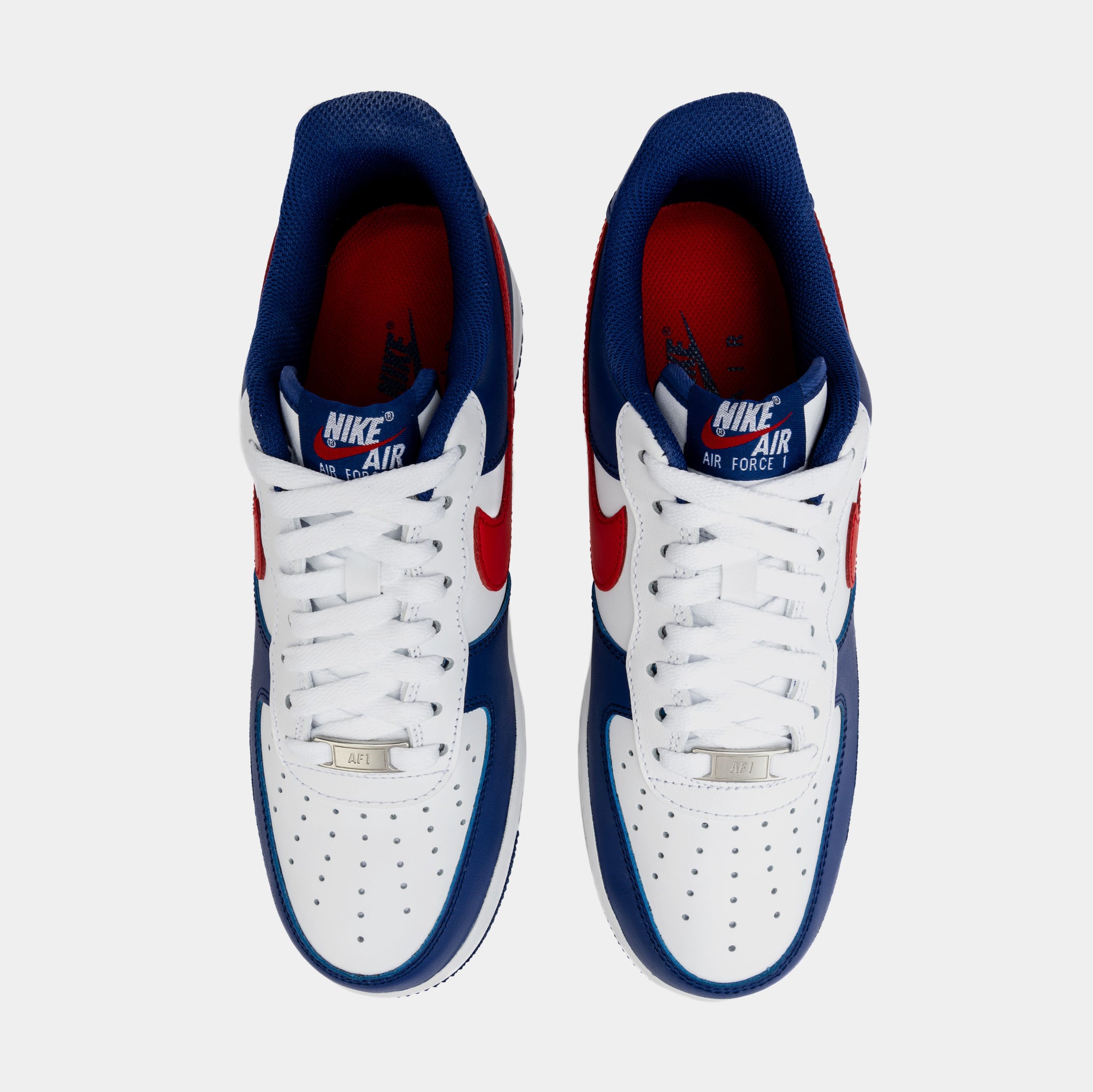 Air force 1 low best sale red white and blue