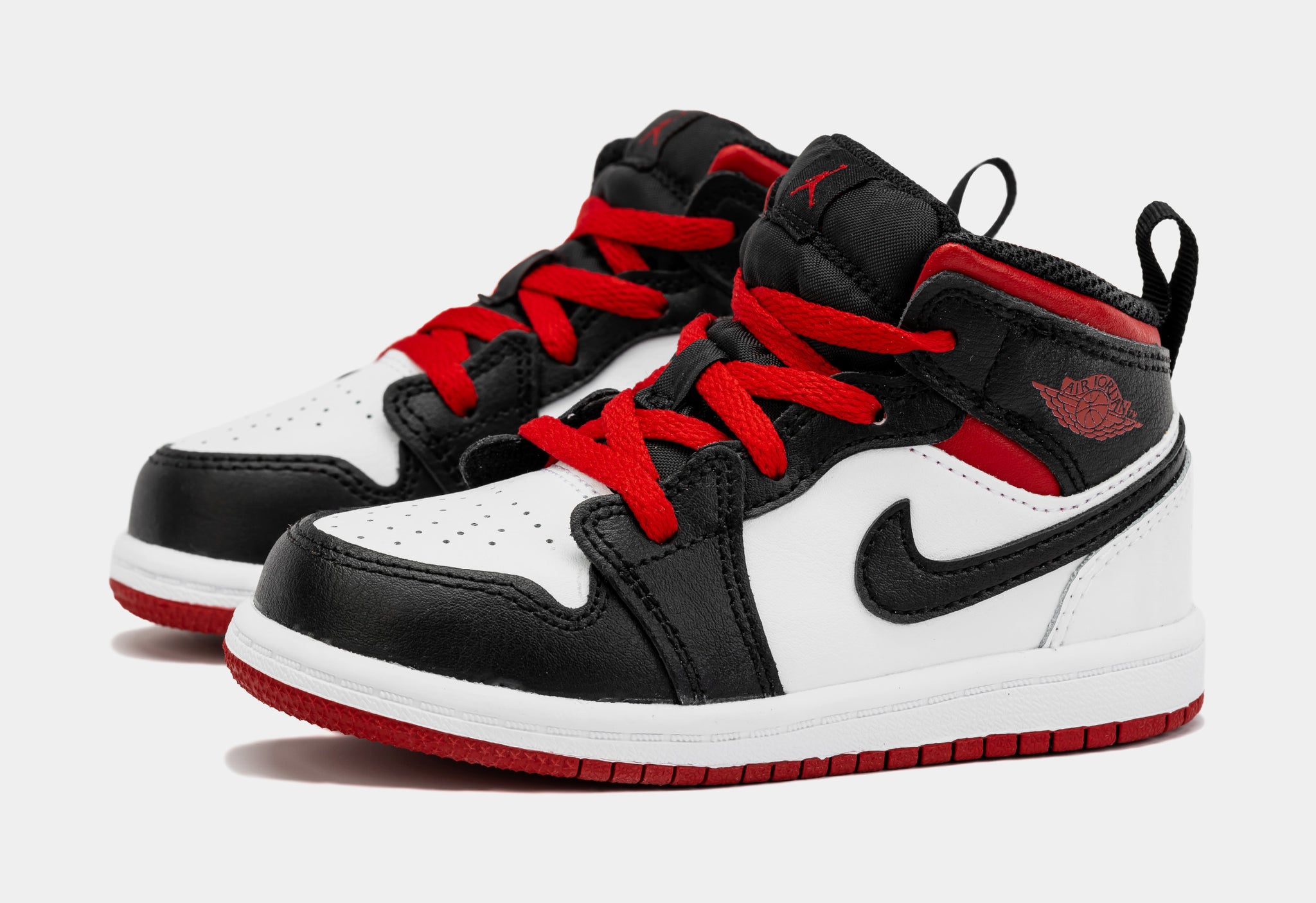 Air Jordan 1 Retro Mid Toddler 9c shops White Gym Red