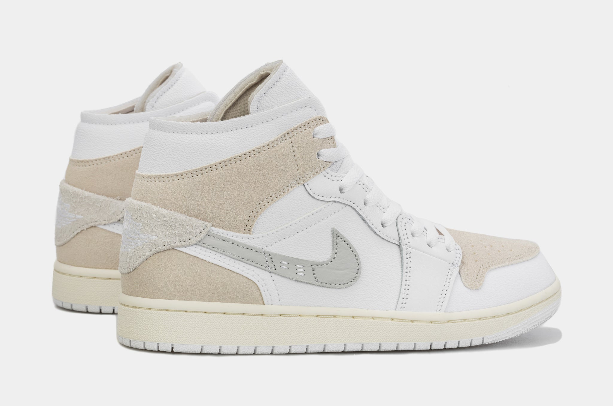 Jordan 1 outlet mid tan grey