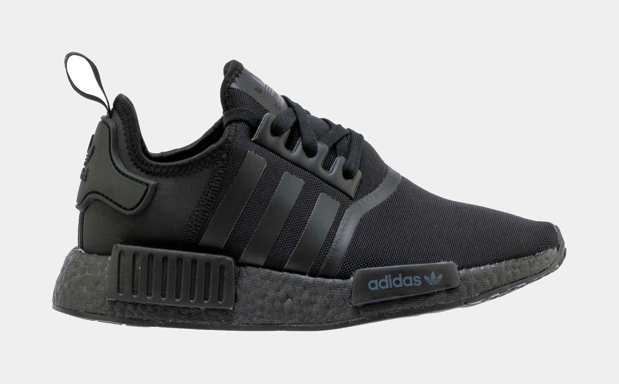 NMD R1 Triple Threat Grade School Running Shoe Black