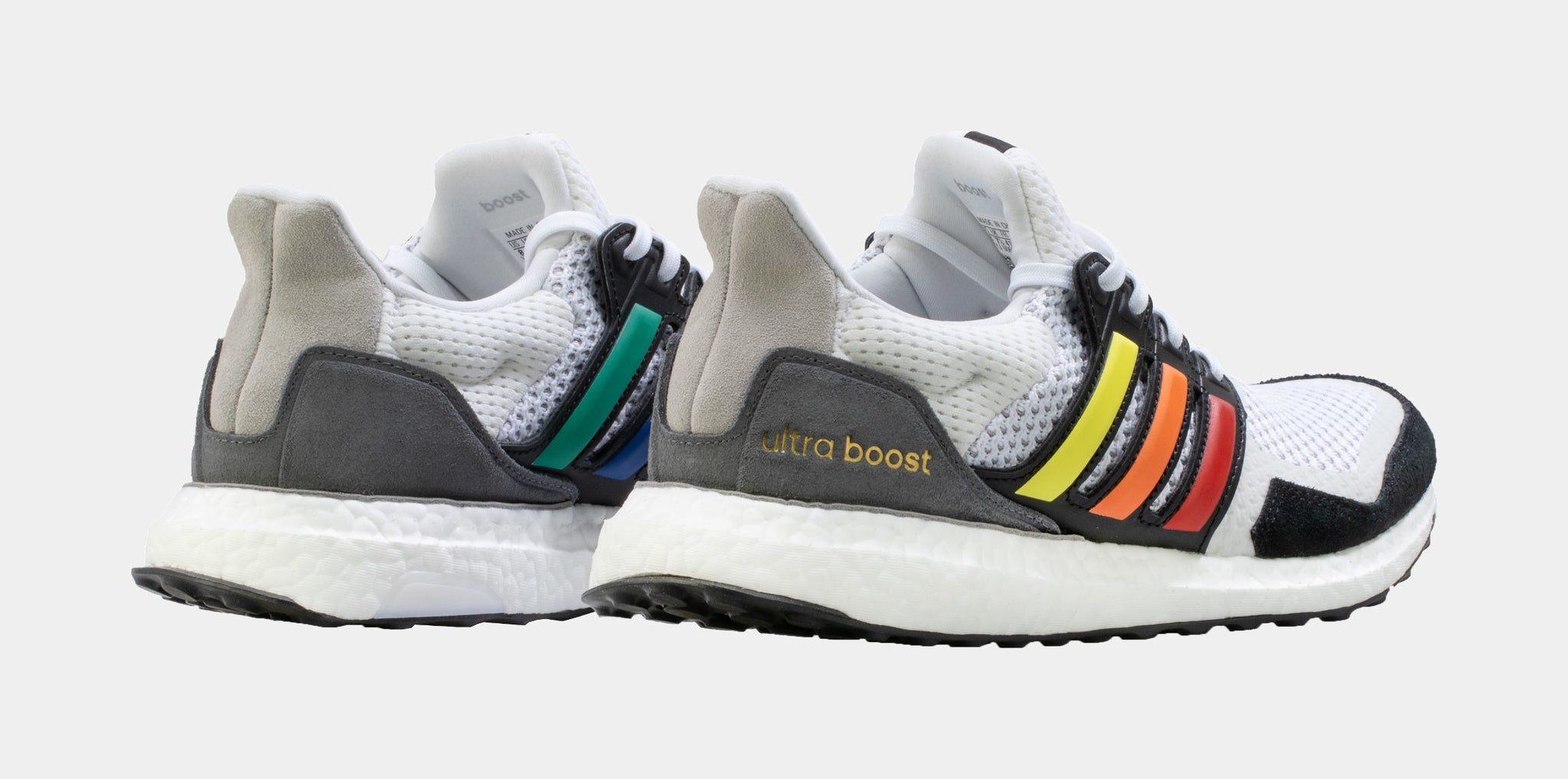 adidas Ultraboost S L Pride Mens Running Shoe White Black Gold