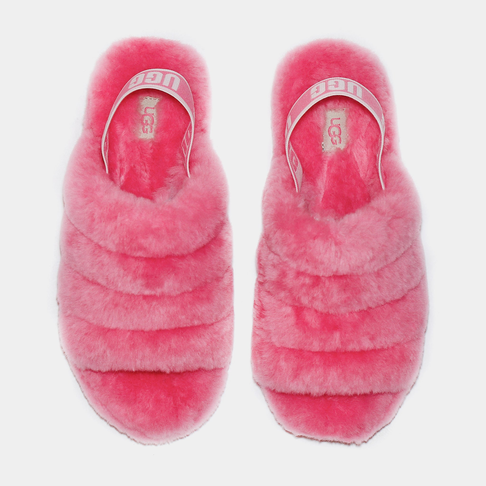 Ugg fluff shop yeah slippers pink