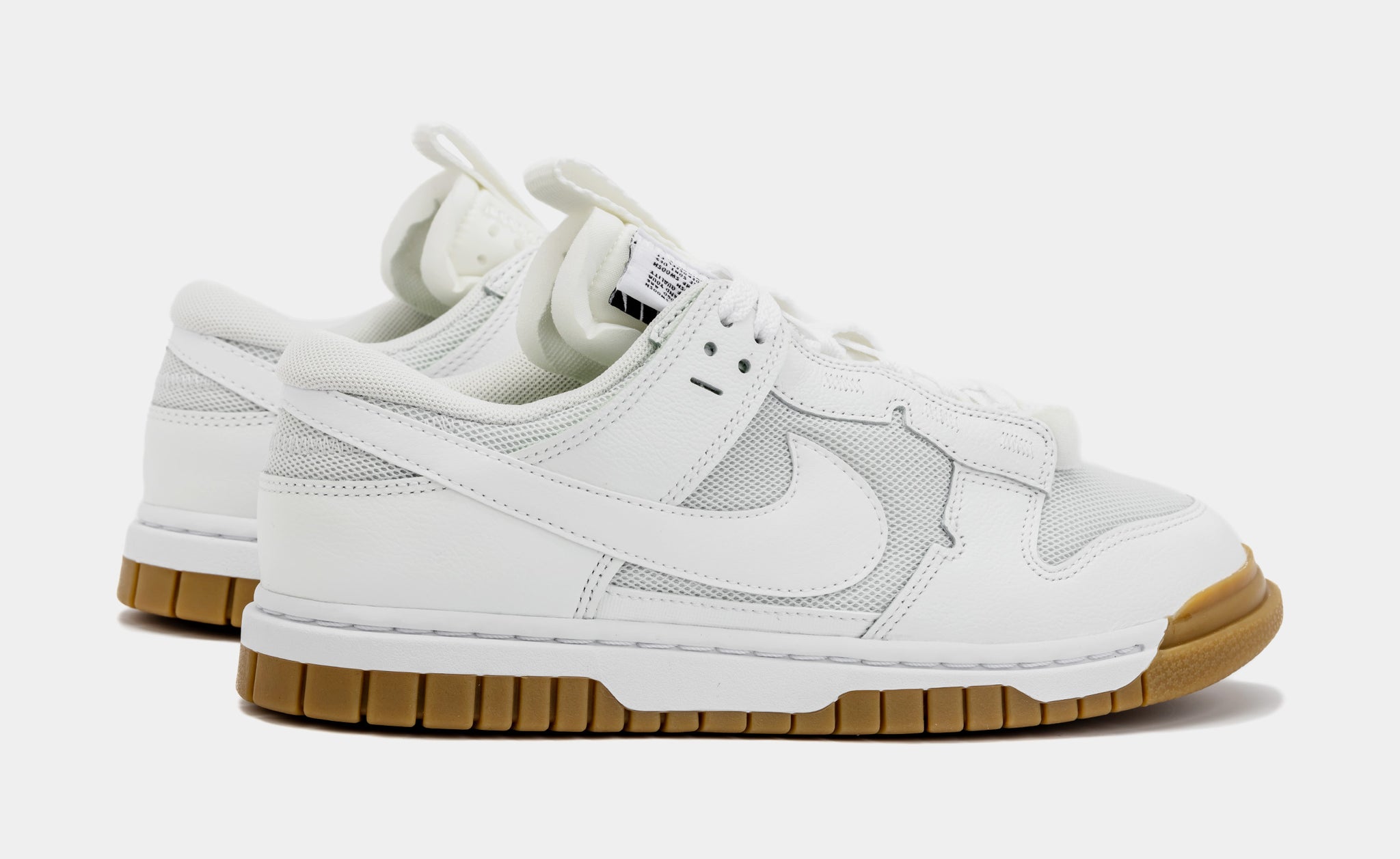 Nike Dunk Low Remastered White Gum Mens Lifestyle Shoes White