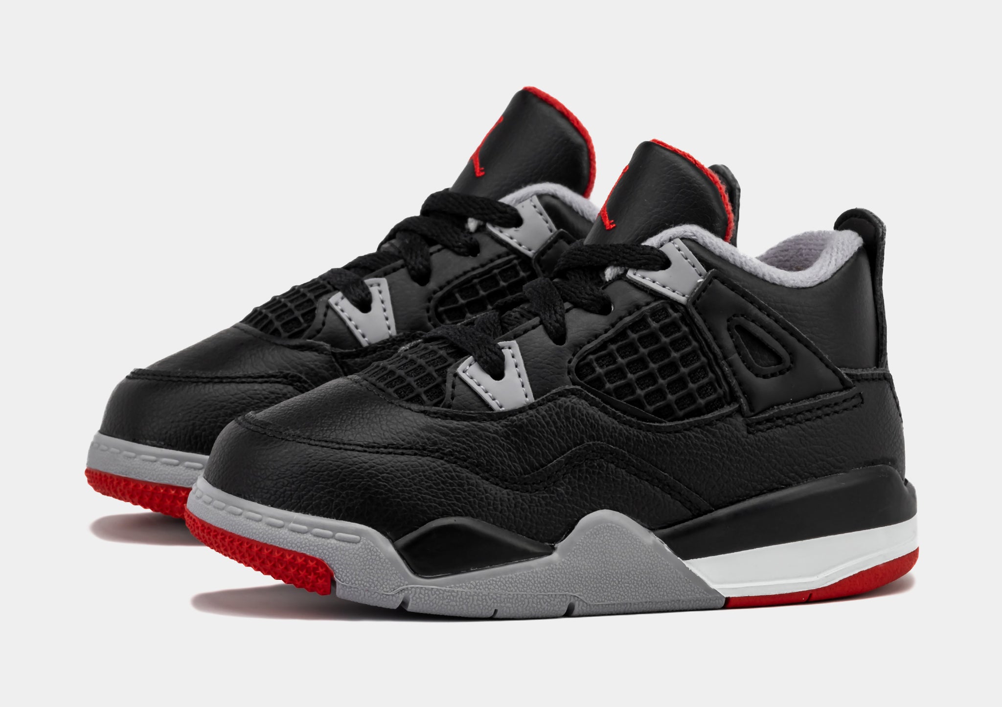 Nike air jordan 4 retro (bred) black-cement-fire red best sale