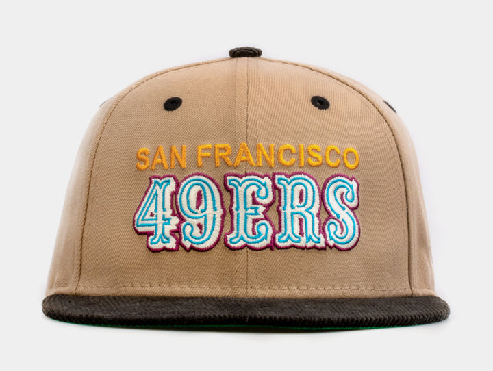 NWT SAN FRANCISCO 49ERS TIGHT SERIES FITTED HAT NEW ERA 59FIFTY 5950 7 3/8  3/4