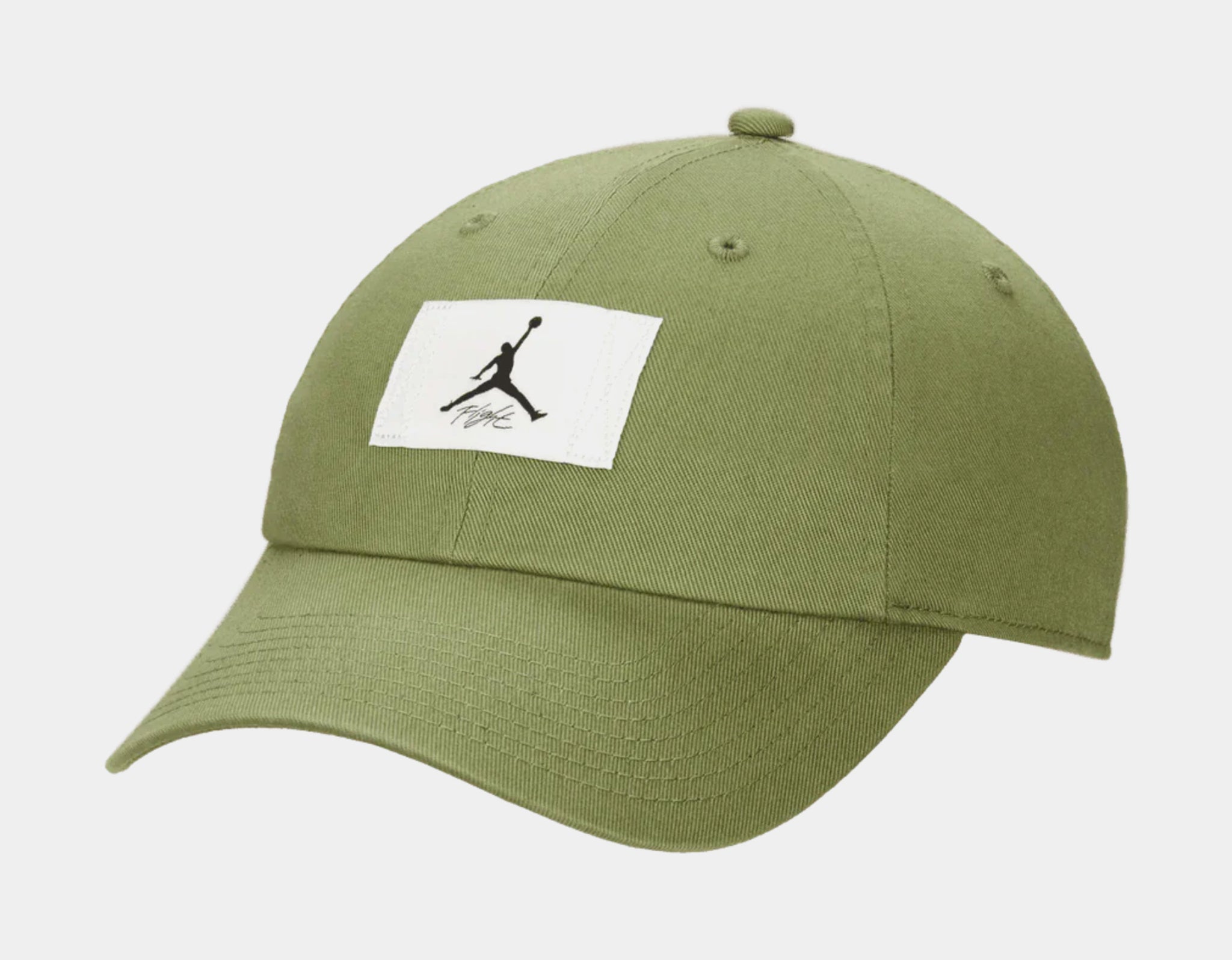 Jordan Club Cap Adjustable Mens Hat (Green/White)