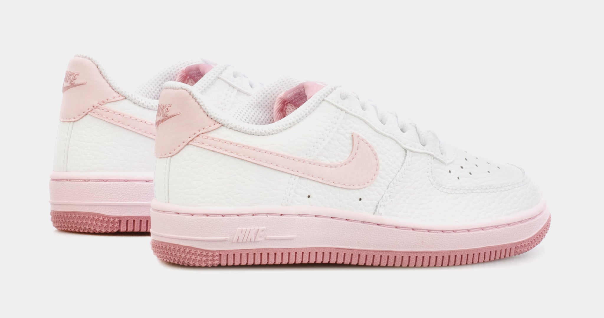 Nike Air Force 1 Preschool Basketball Shoes White Pink CZ1685-107 ...