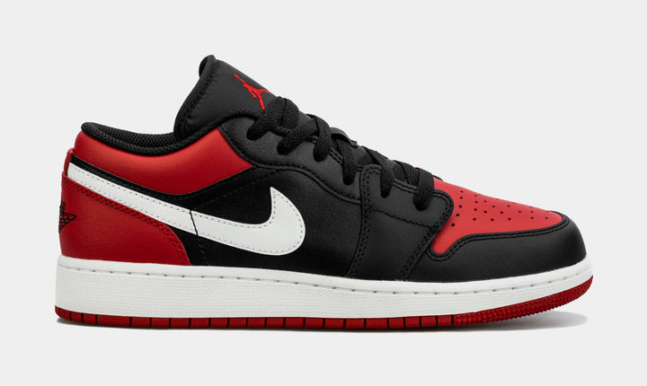 Black Red and White Jordan 1 Shoes