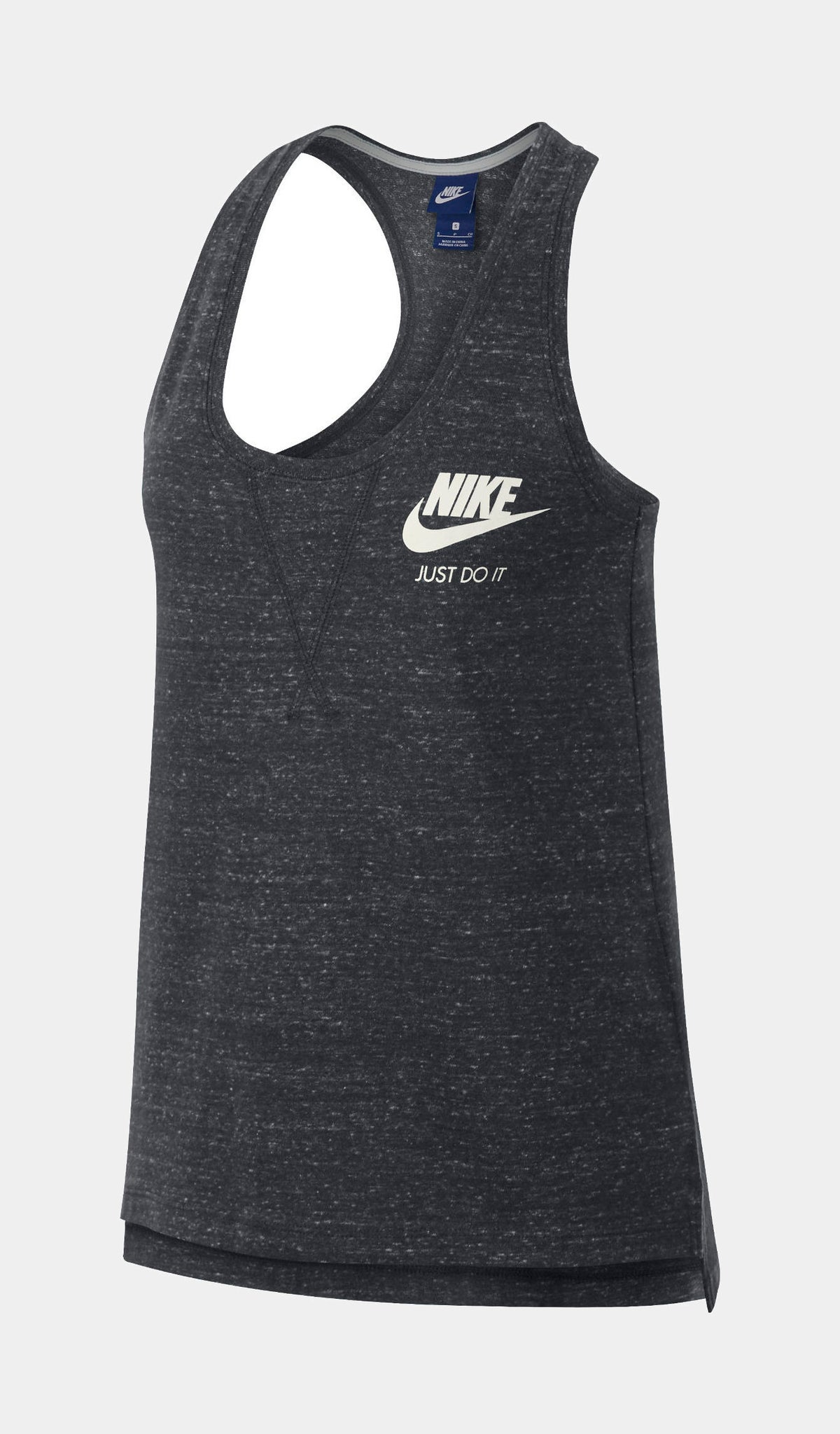 Nike Women's Futura Muscle Tank Top - BLACK/WHITE