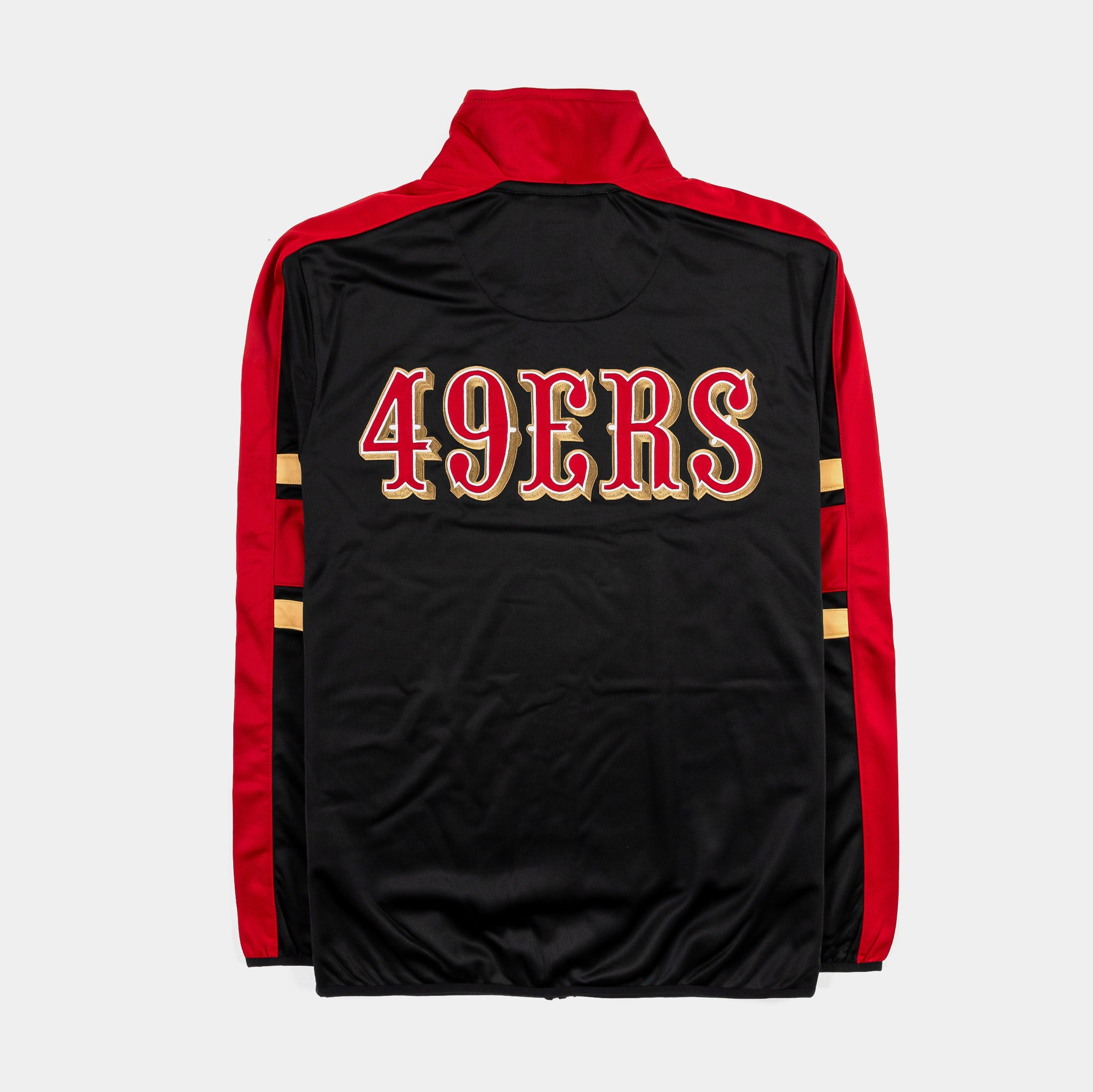 Starter San Francisco 49ers Quick Snap Track Mens Jacket Black Red 