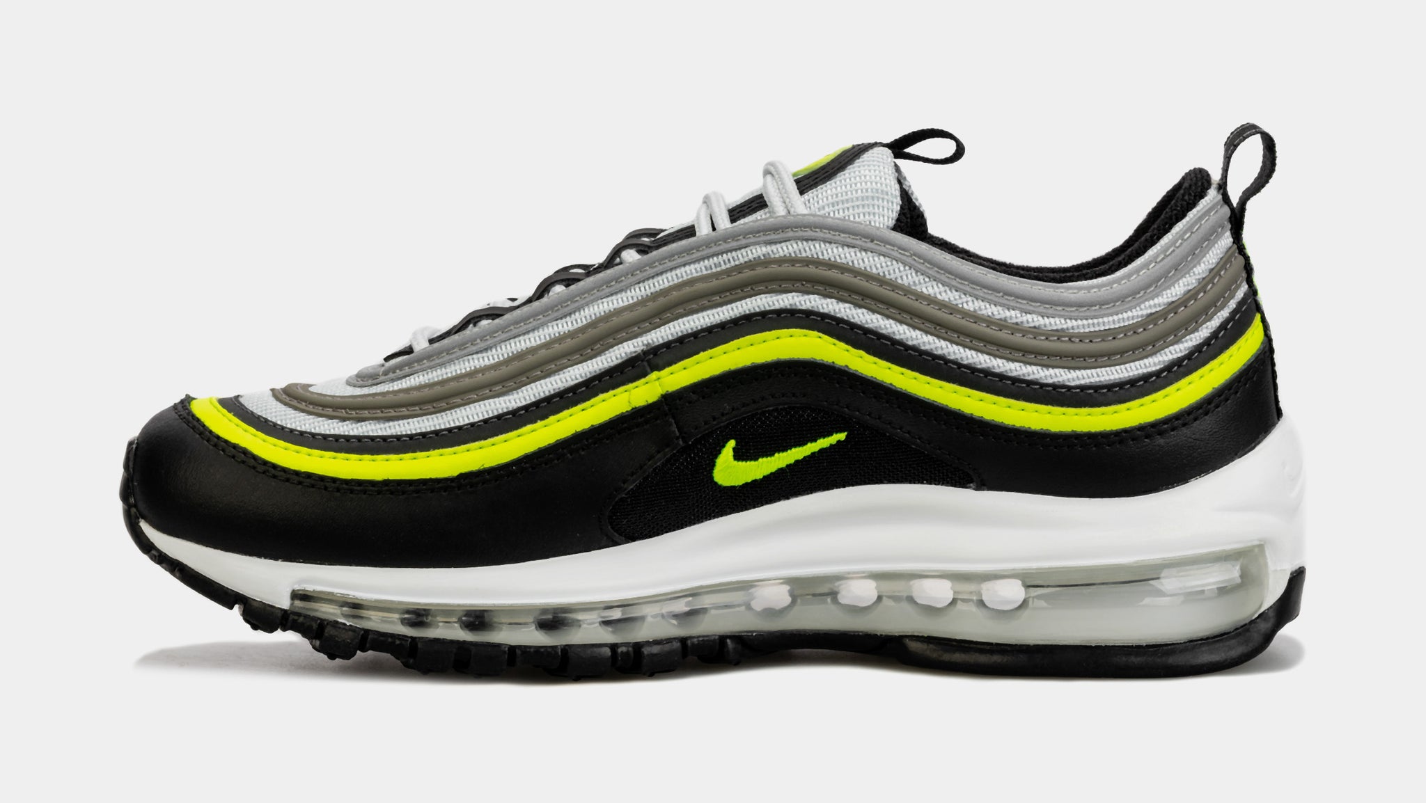 Nike Air Max 97 Grade School Lifestyle Shoes Black Yellow 921522