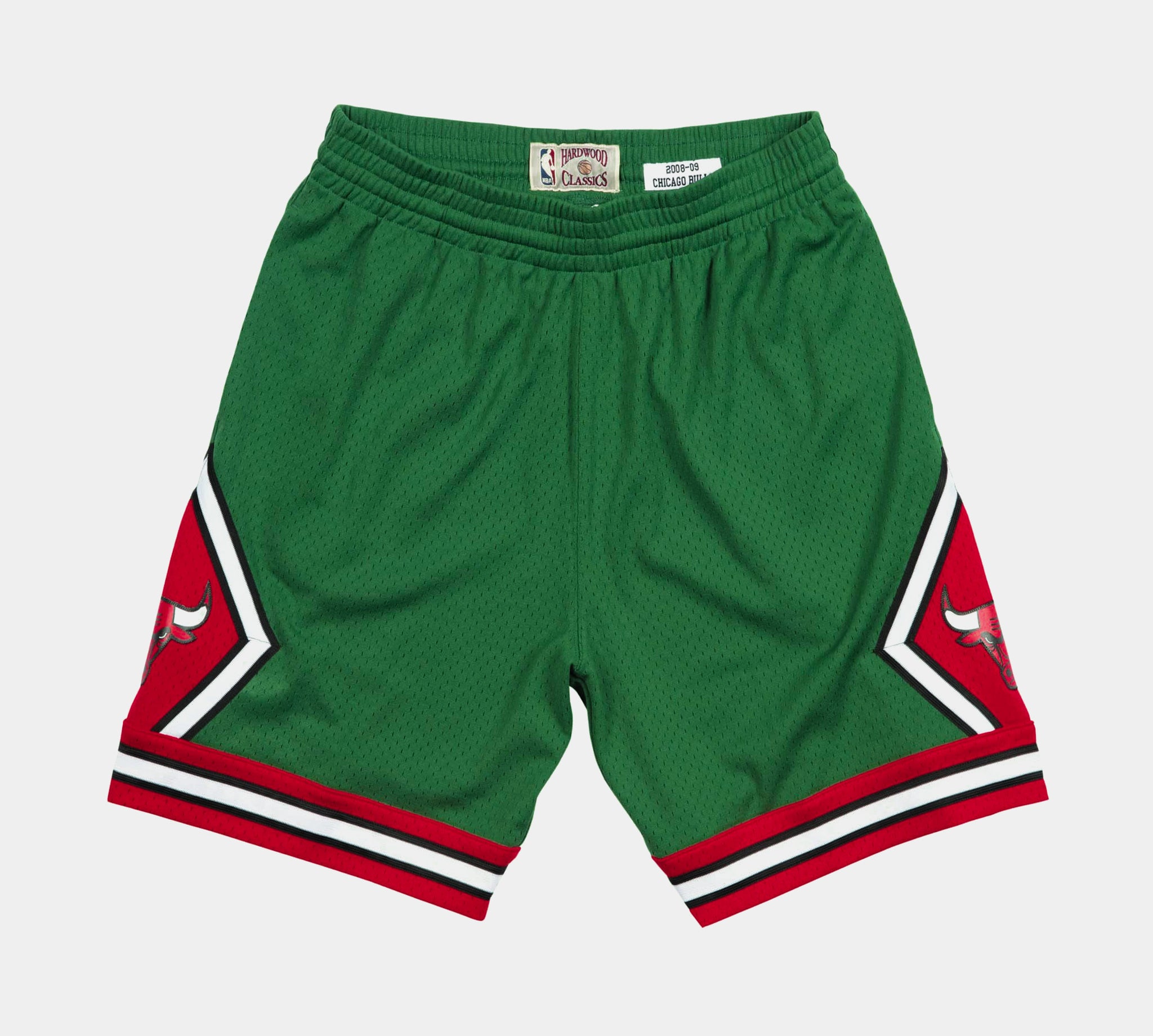Chicago Bulls Mitchell & Ness Hardwood Classics Reload 2.0 Swingman Shorts  - Green