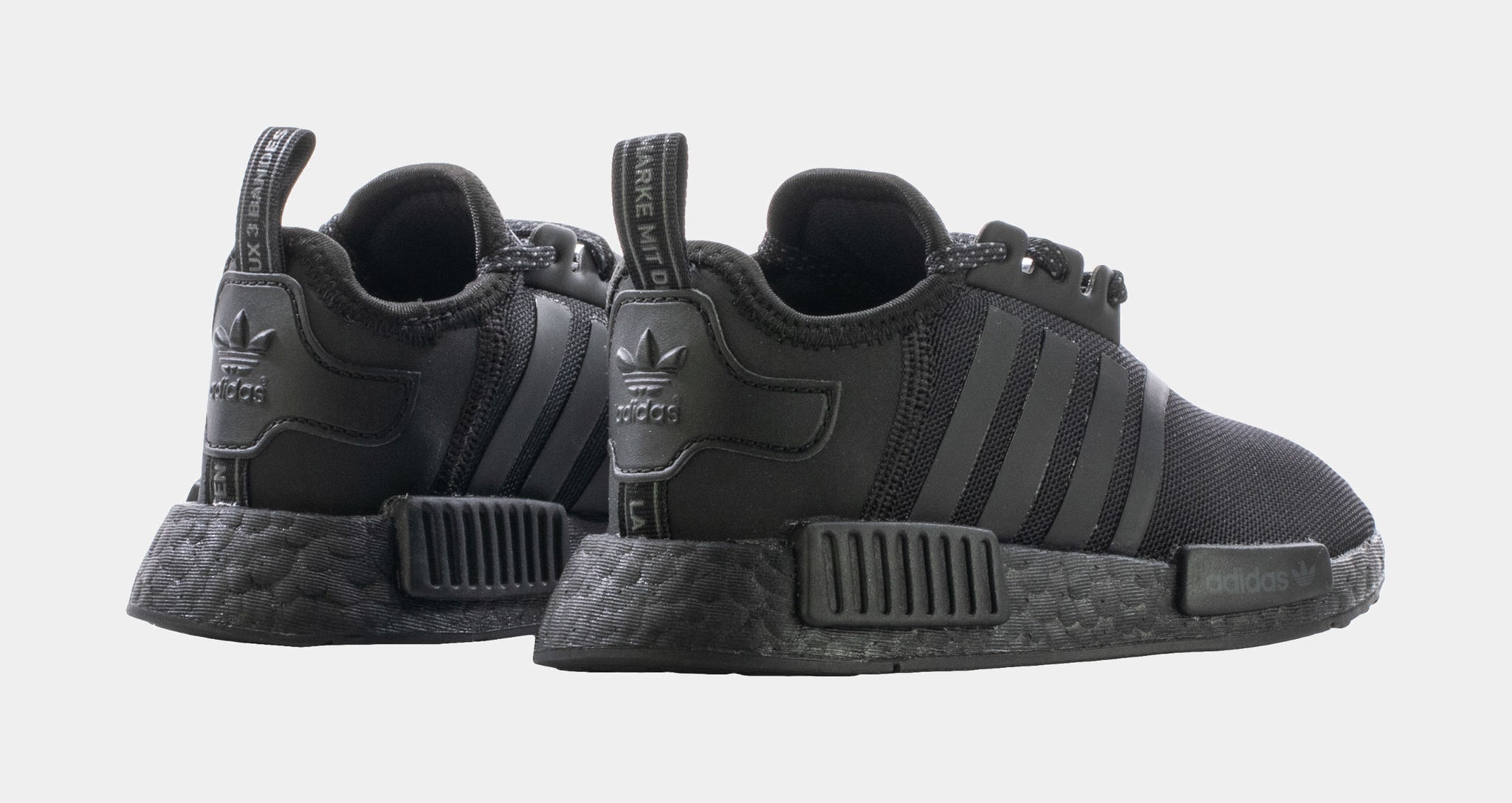 NMD R1 Preschool Running Shoes Black