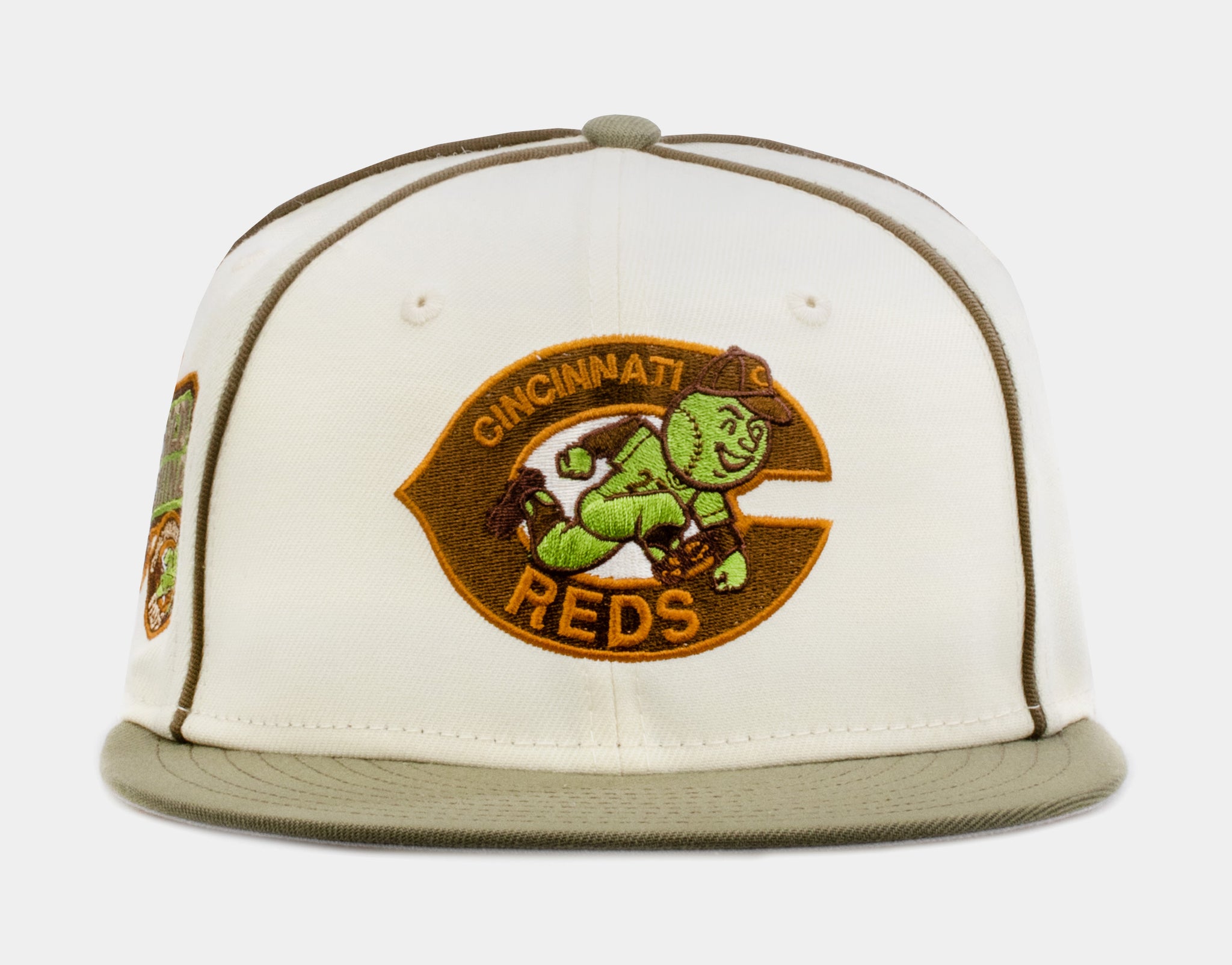 New Era Shoe Palace Exclusive Green Chrome Cincinnati Reds 59Fifty