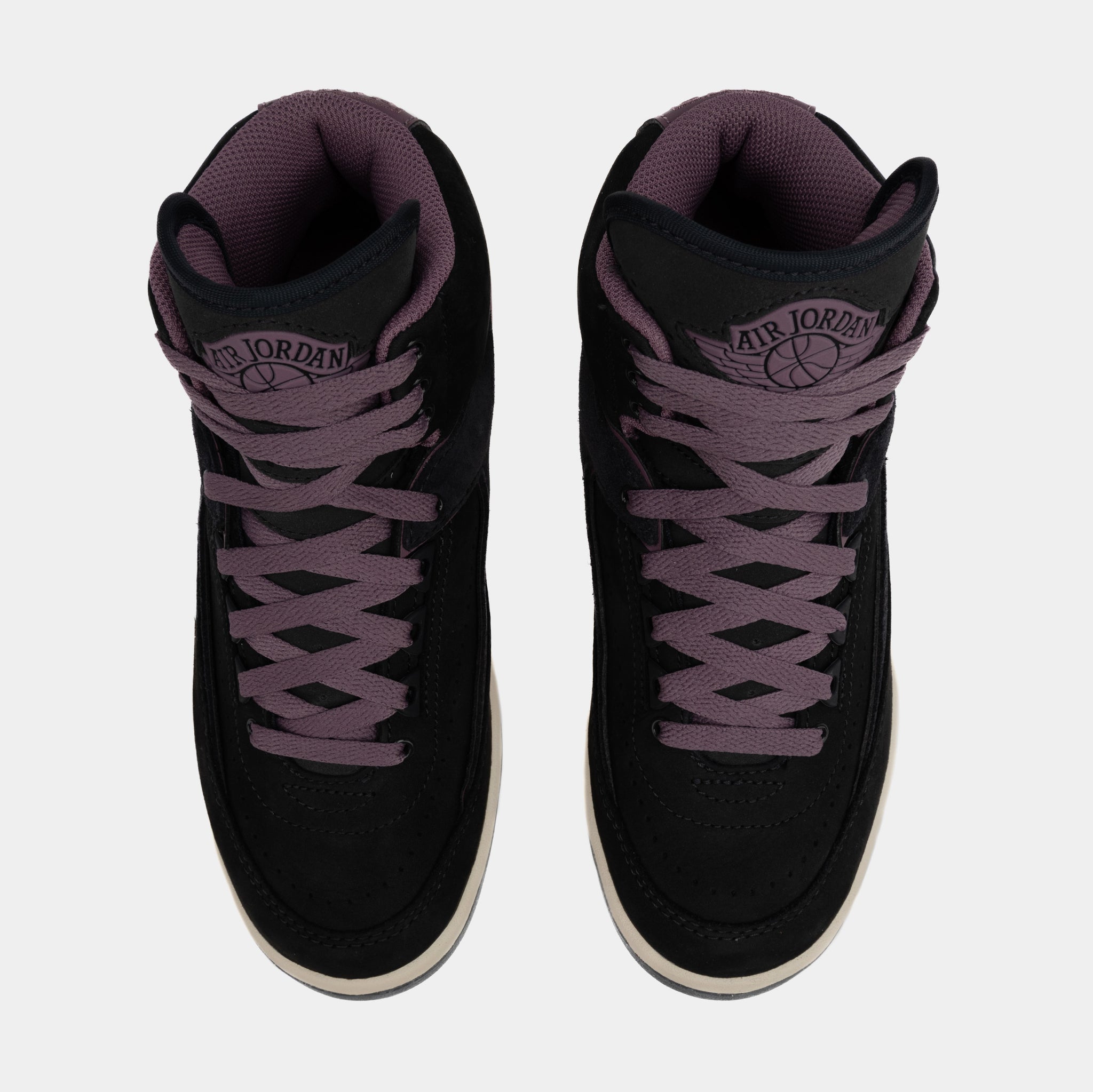 Air Jordan 2 Retro Off Noir Womens Lifestyle Shoes (Off Noir/Ice Cool  Grey/Mauve)