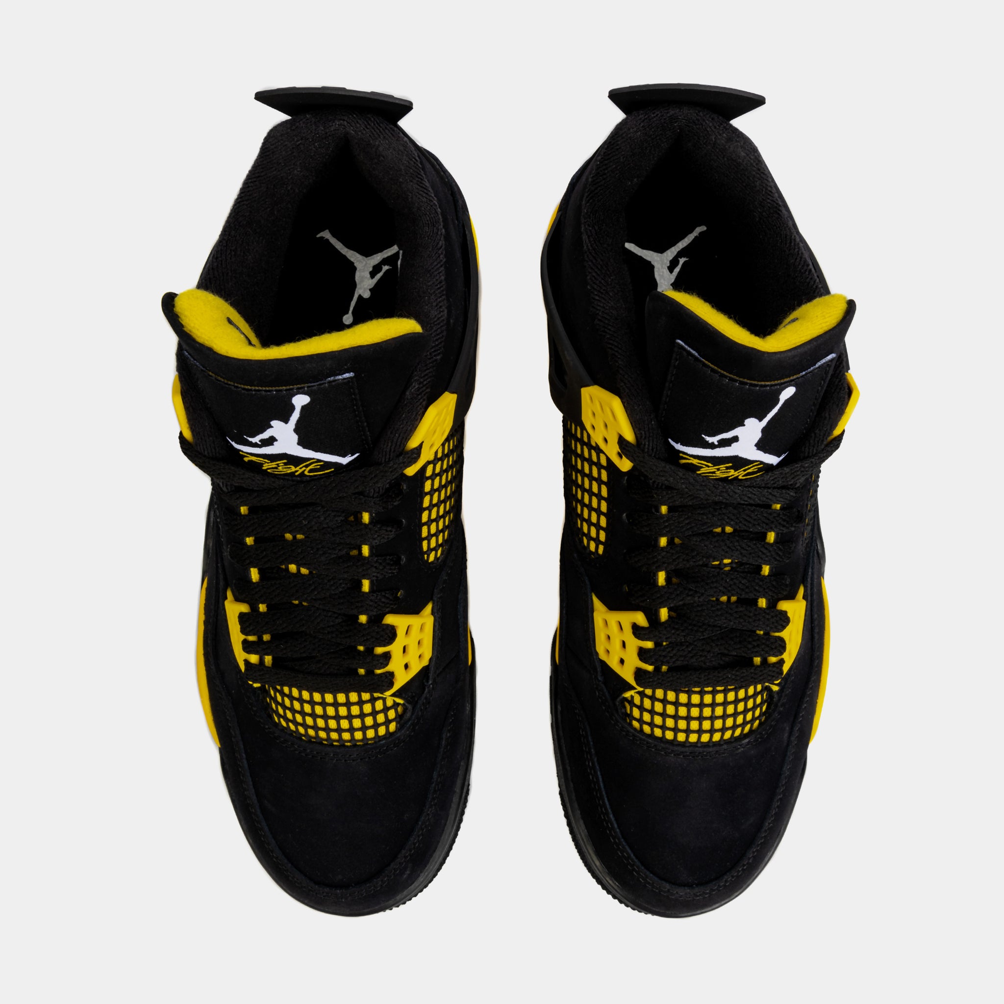 Jordan retro 4 outlet yellow and black