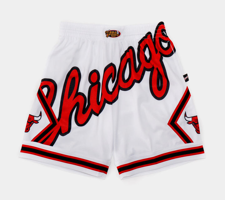 Mitchell & Ness Mens NBA Chicago Bulls Reload 2.0 Swingman Shorts  MITC-SMSHGS20121-CBUGREY95 Grey