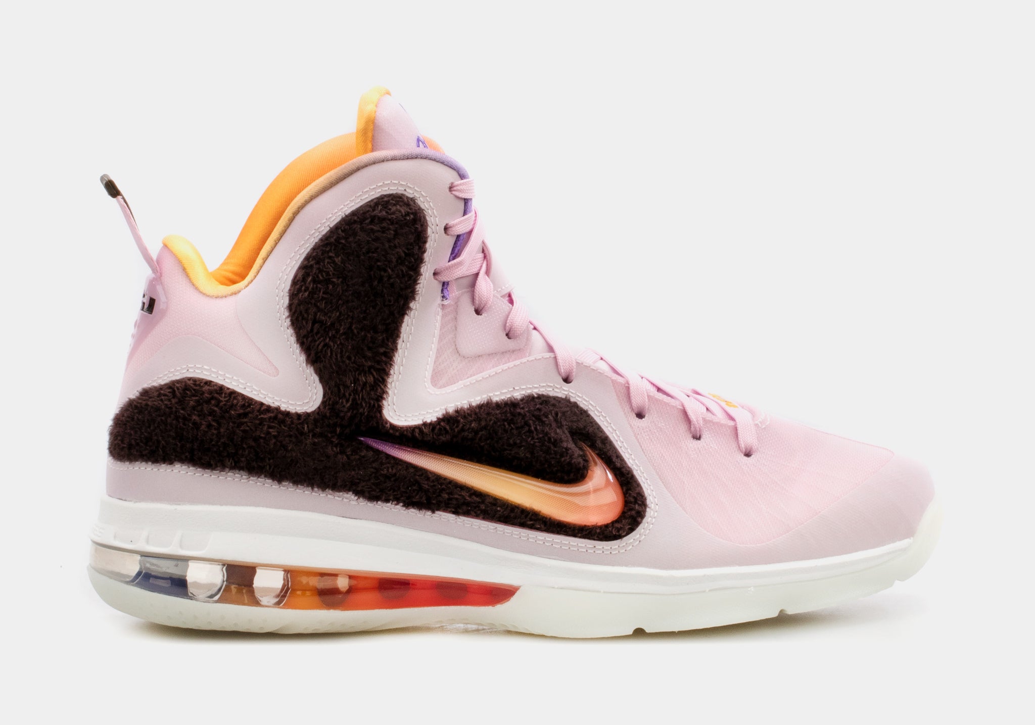 Nike Lebron IX Regal Pink Mens Basketball Shoes Pink Brown DJ3908