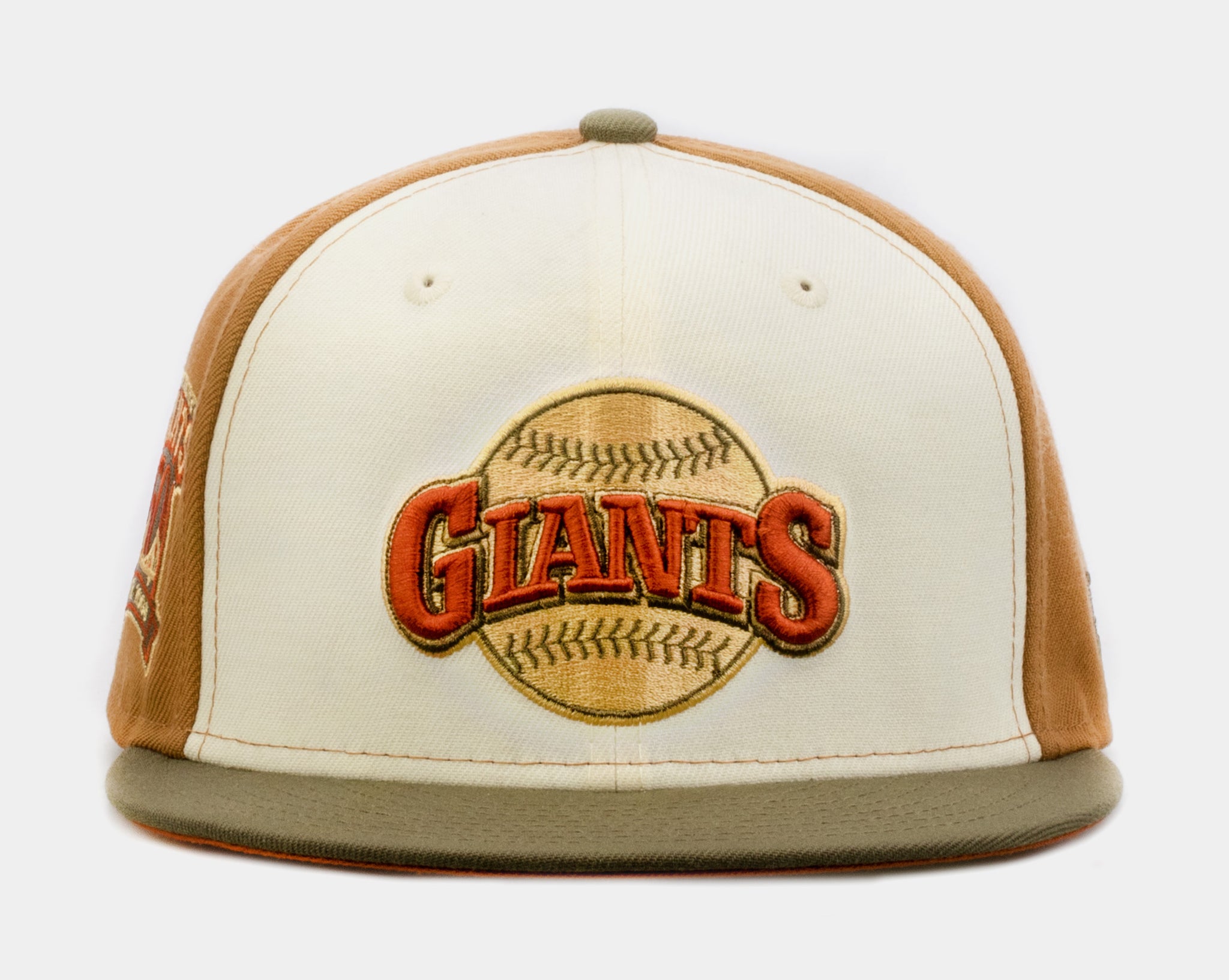 Shoe Palace Exclusive Autumn Wheat San Francisco Giants 59Fifty Mens Fitted  Hat (Beige/Green)
