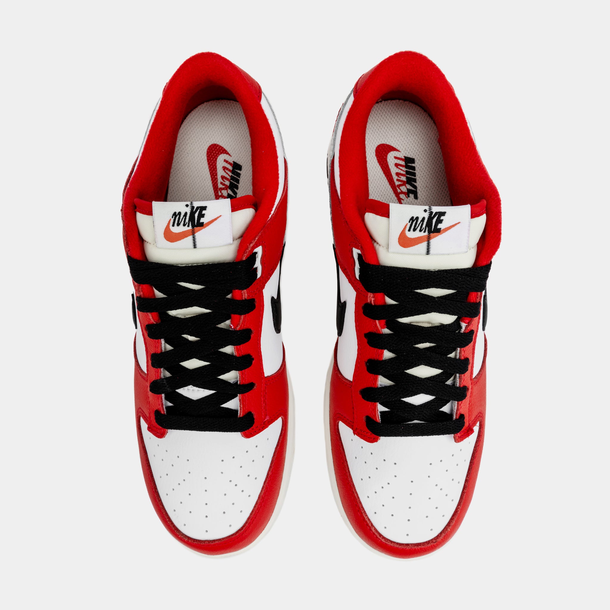 Nike Dunk Low Chicago Split Mens Lifestyle Shoes Red White Limit