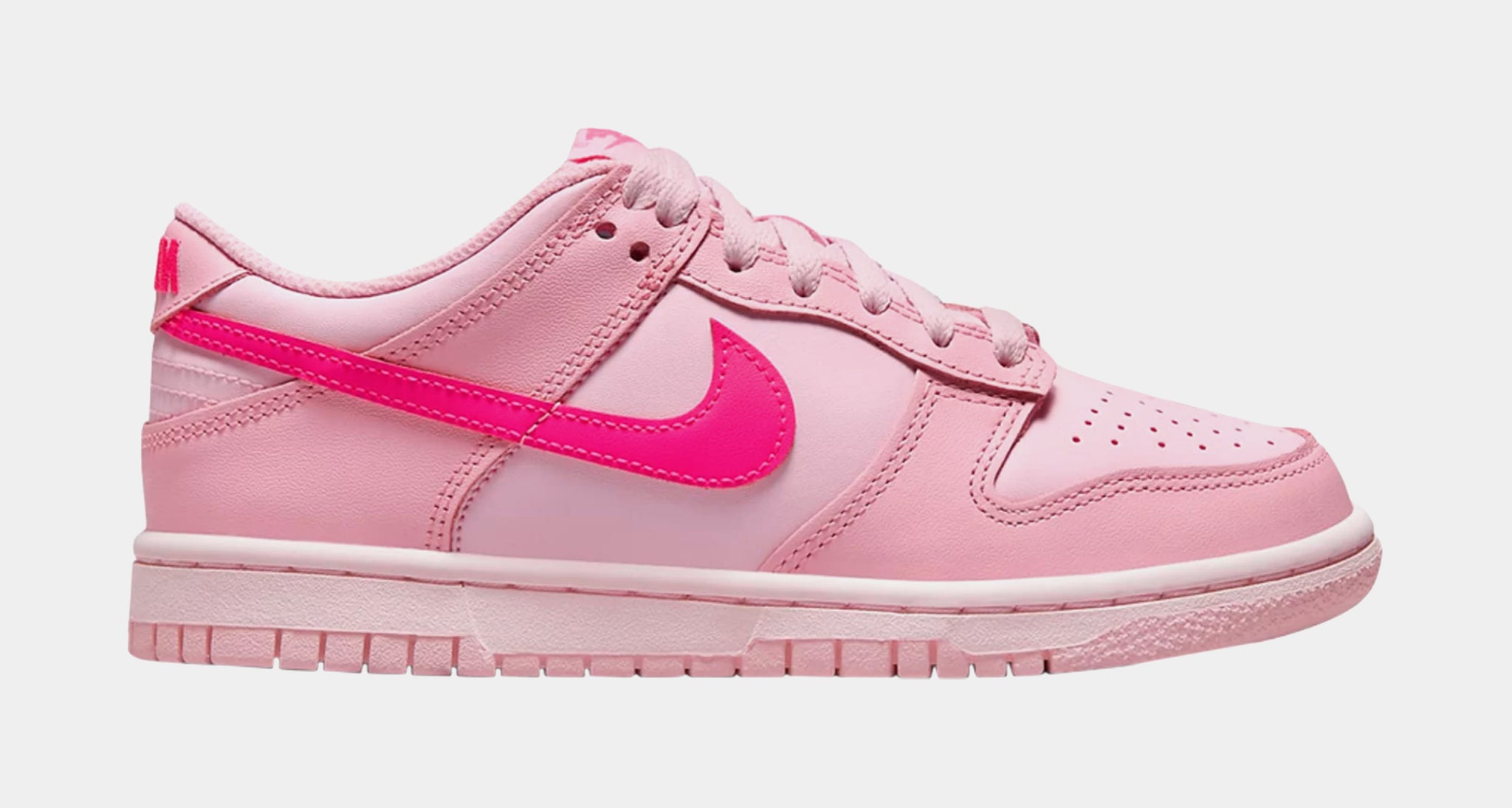 Nike Dunk Low Triple Pink Grade School Lifestyle Shoes Pink Limit