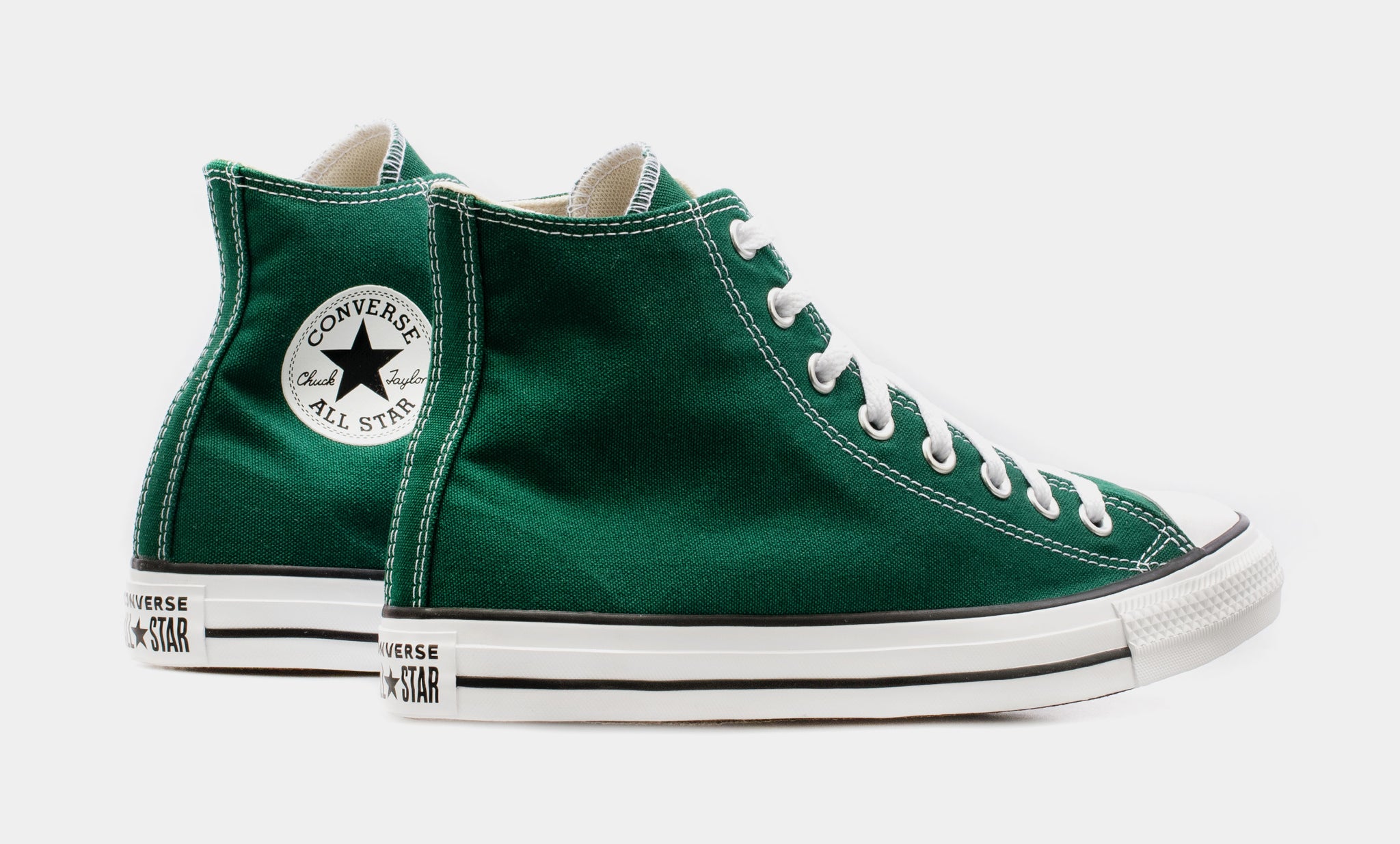 Green hotsell high converse