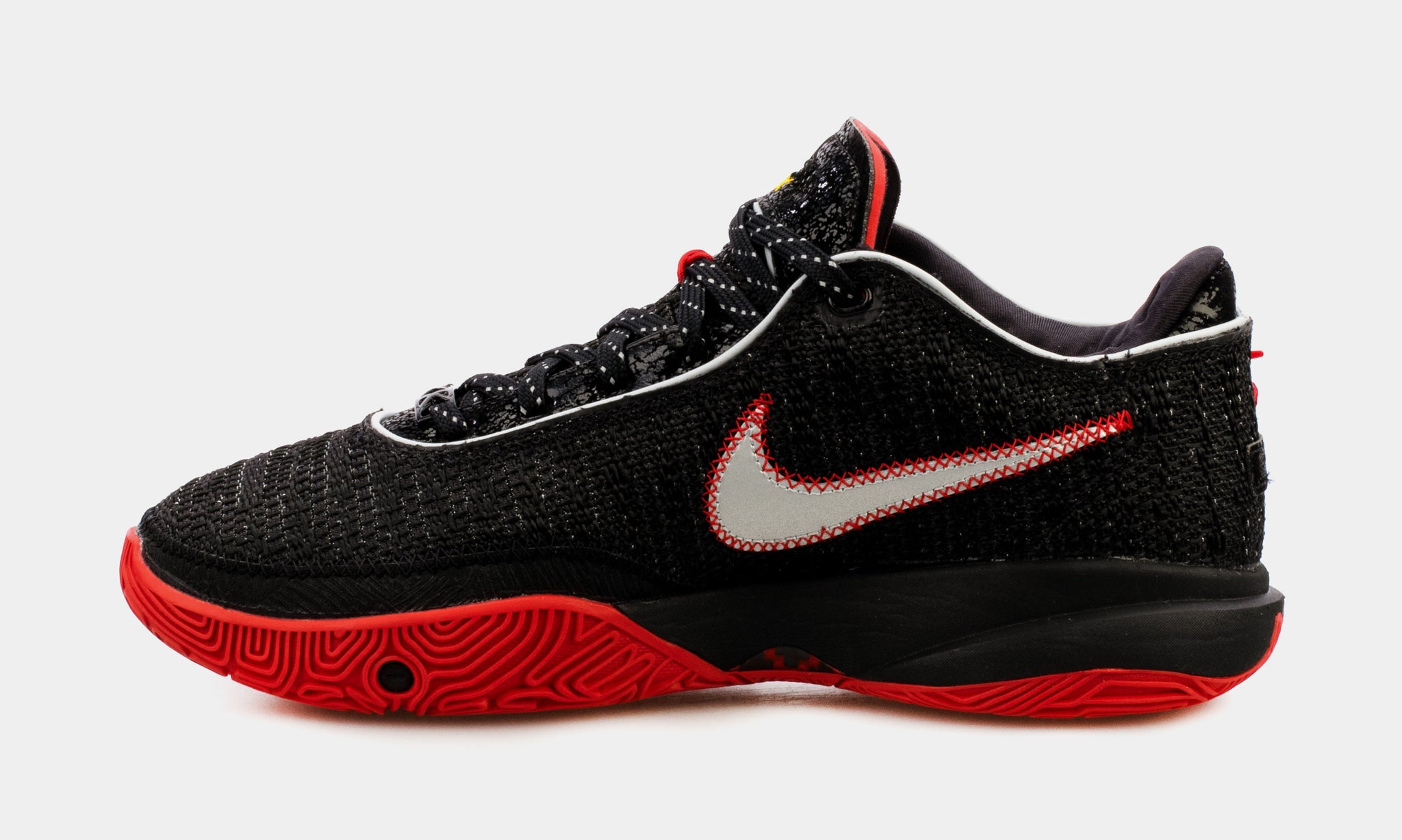 Nike LeBron 20 Bred Mens Basketball Shoes Black Red DJ5423-001
