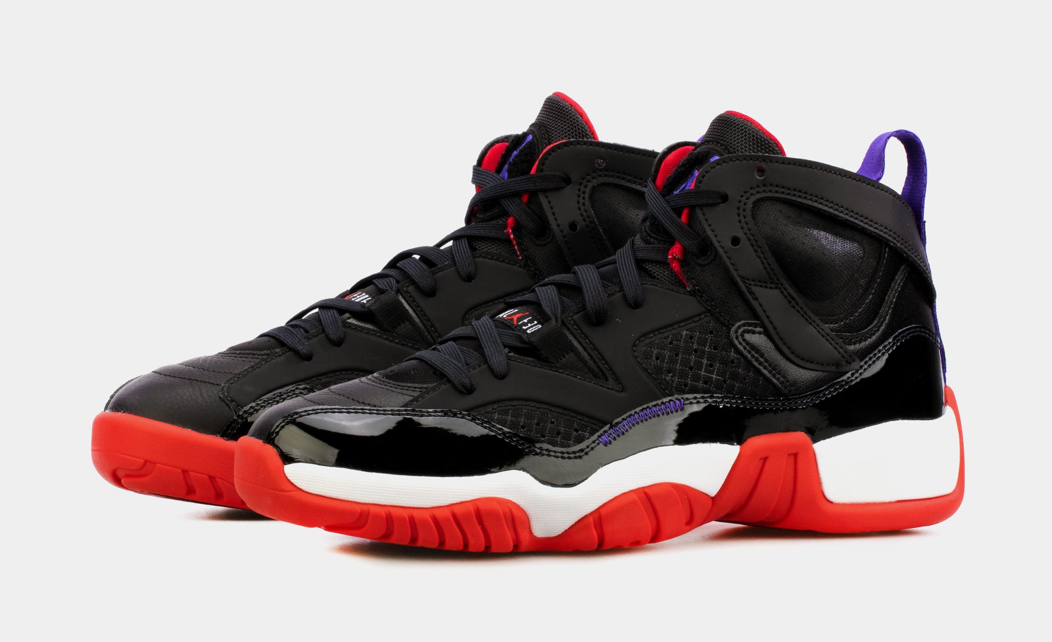 Retro 8 black hot sale red orange