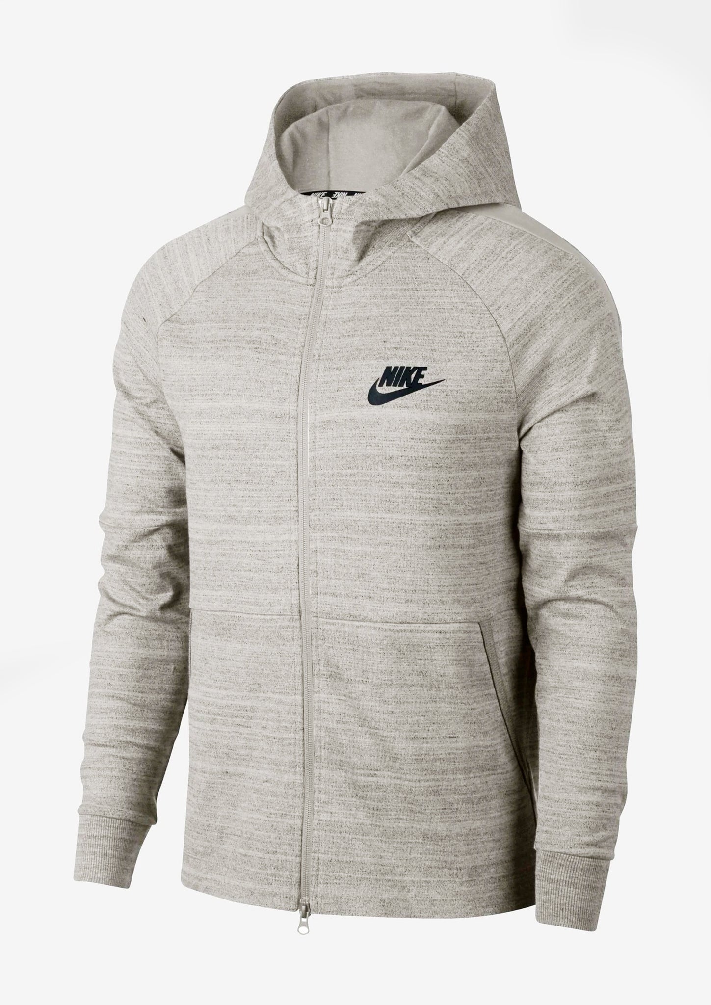 Nike AV15 Mens Full Zip Hoodie Beige 943325 072 Shoe Palace