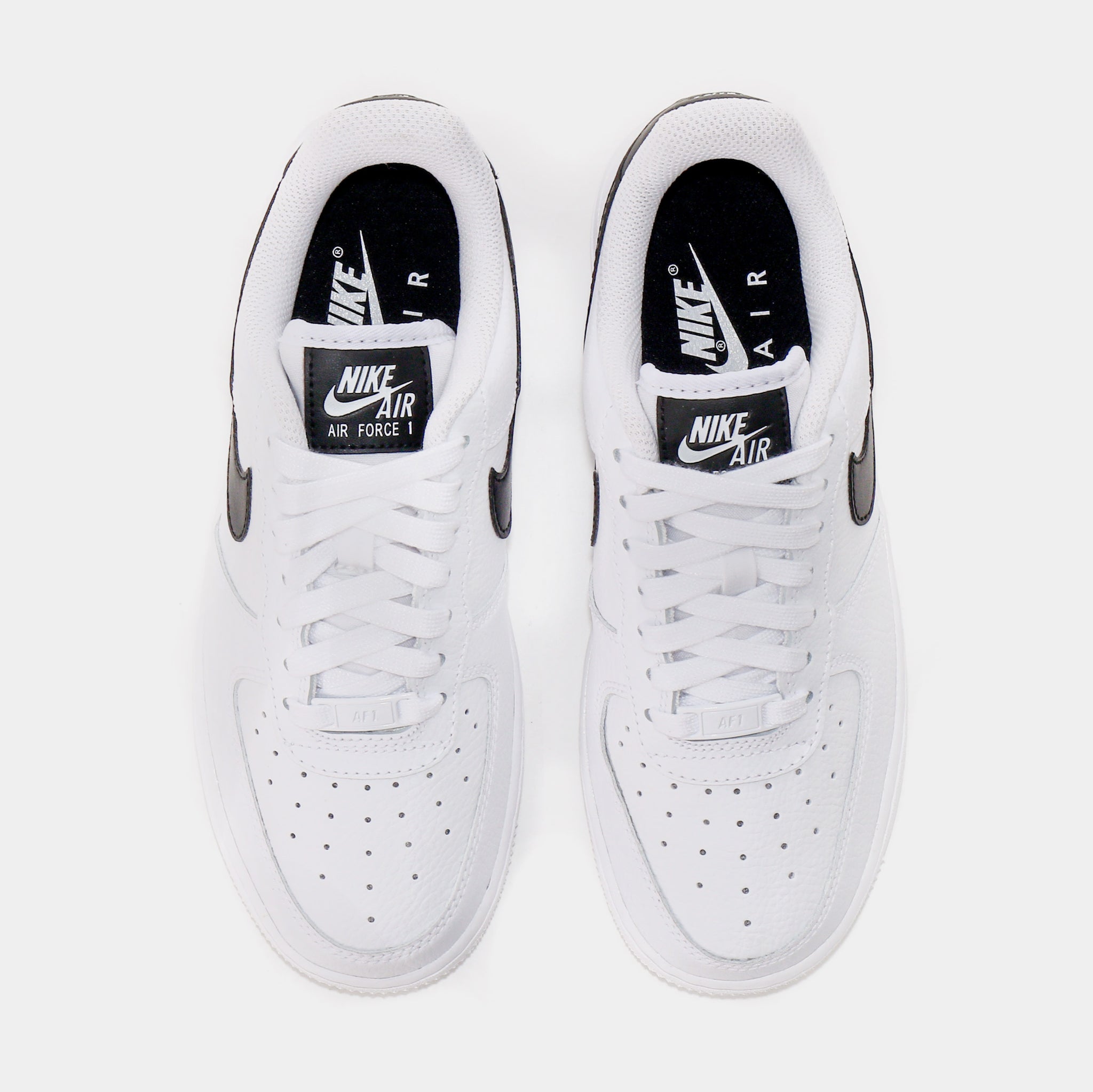 Nike air force 07 white best sale and black