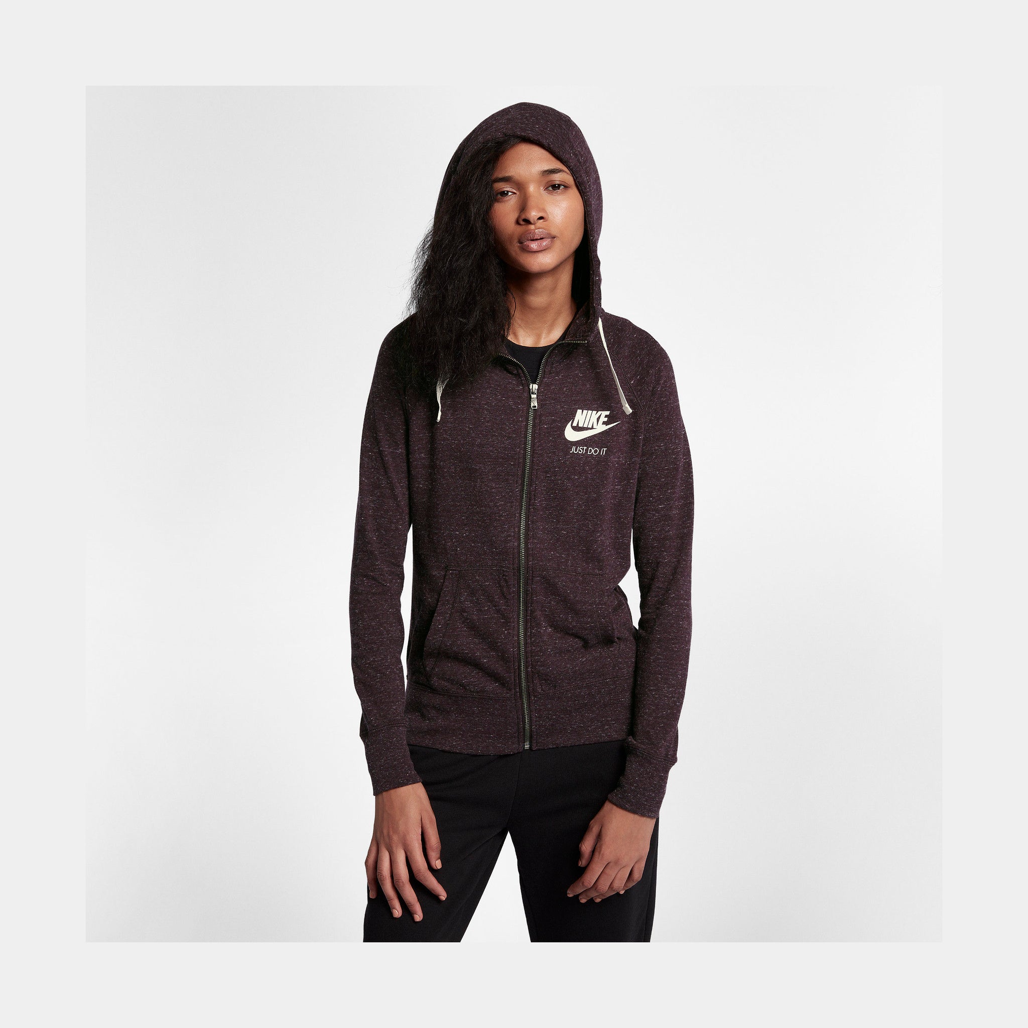 Nike sportswear gym vintage full hot sale zip hoodie