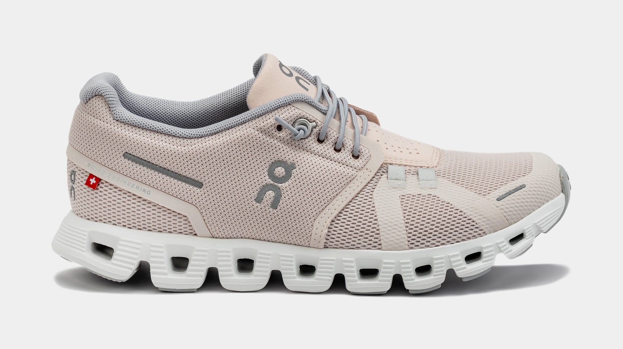 Cloud 5 Womens Running Shoes (Grey/White)