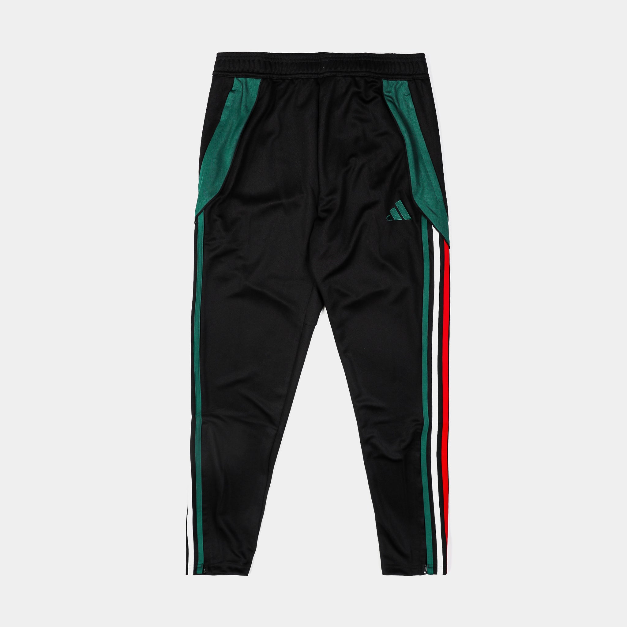 Black and green adidas cheap sweatpants