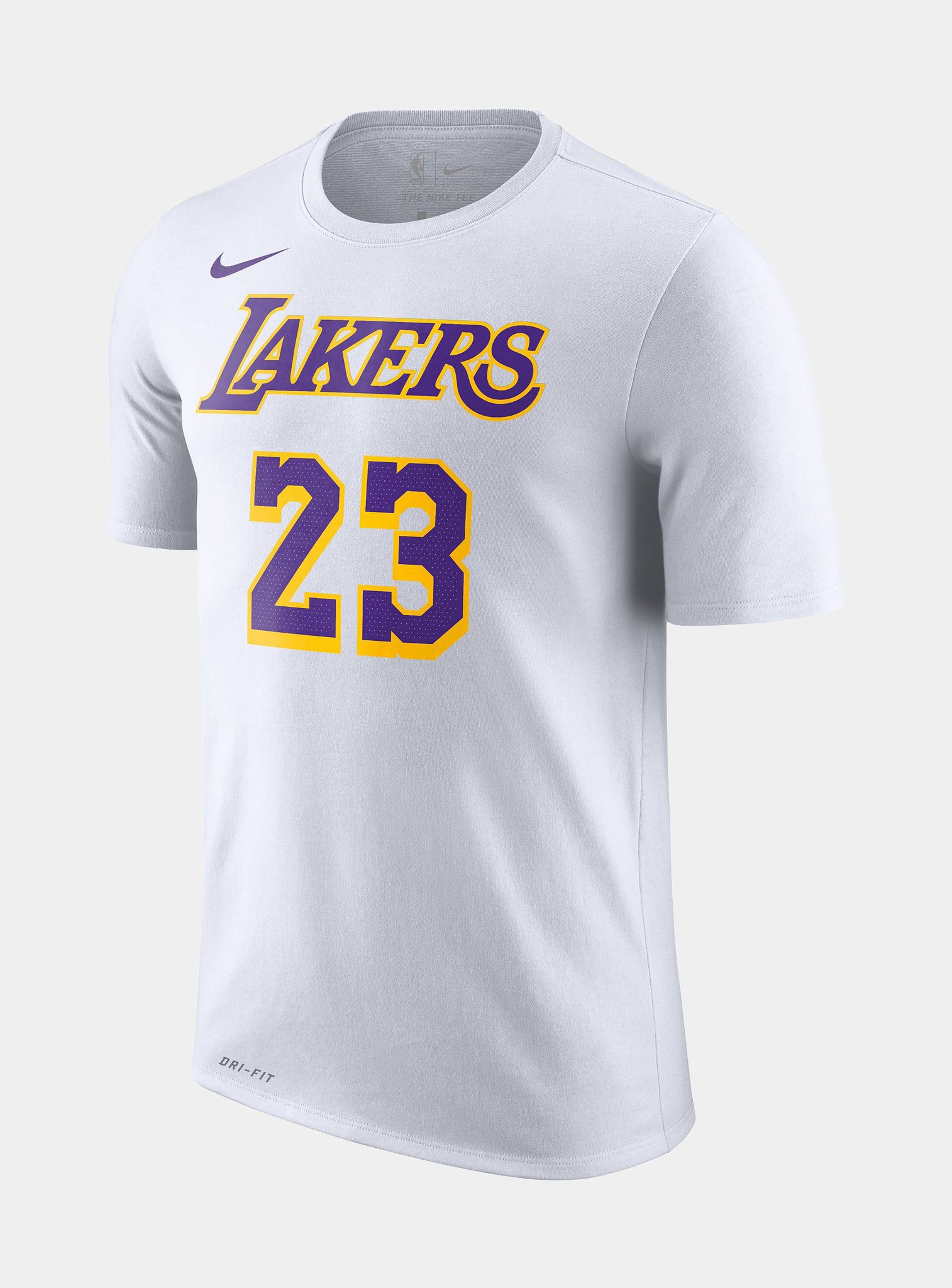 Lebron James 23 Los Angeles Lakers NBA Mens T-Shirt (White)