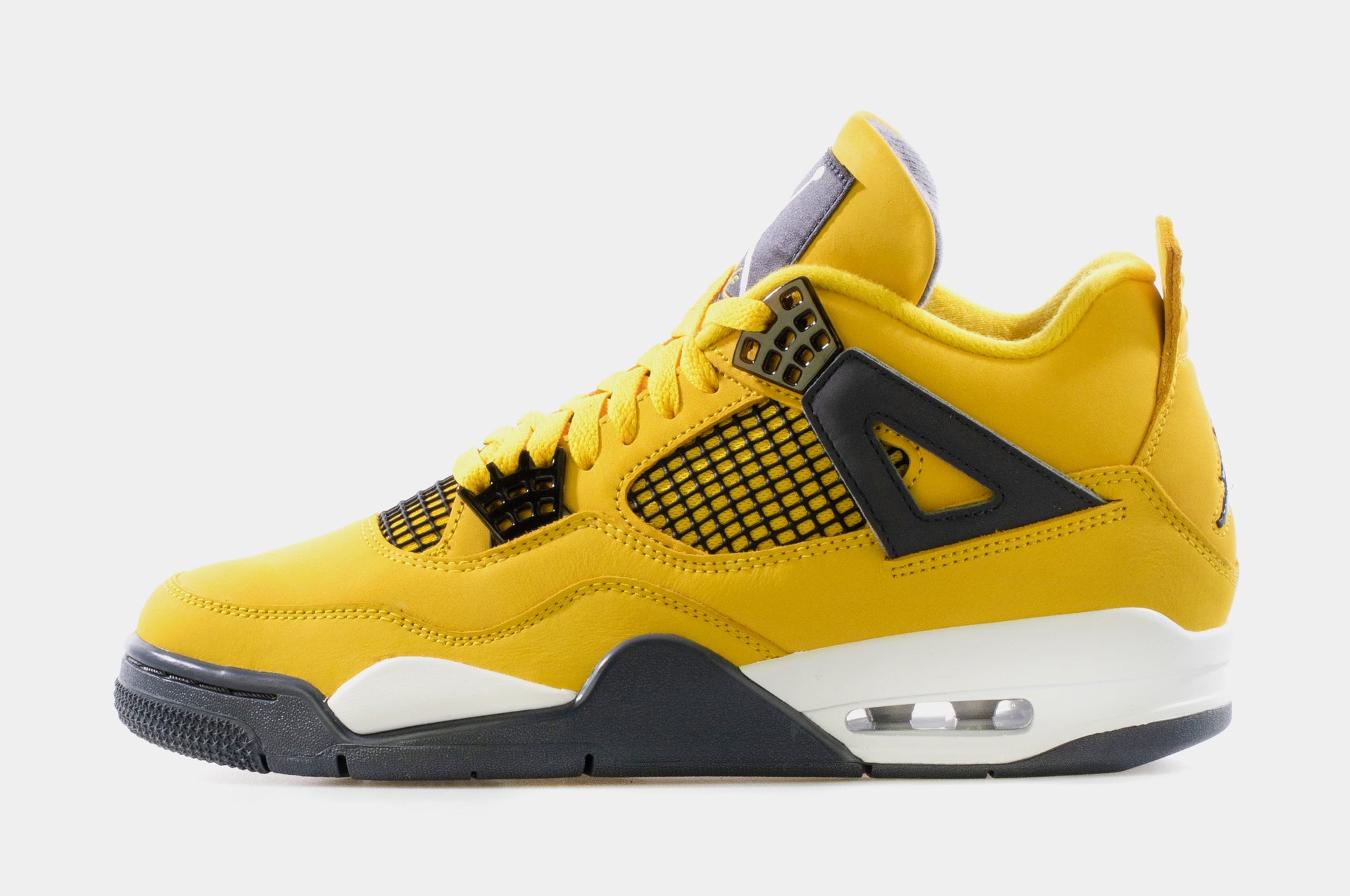 Jordan retro 4 blue and clearance yellow