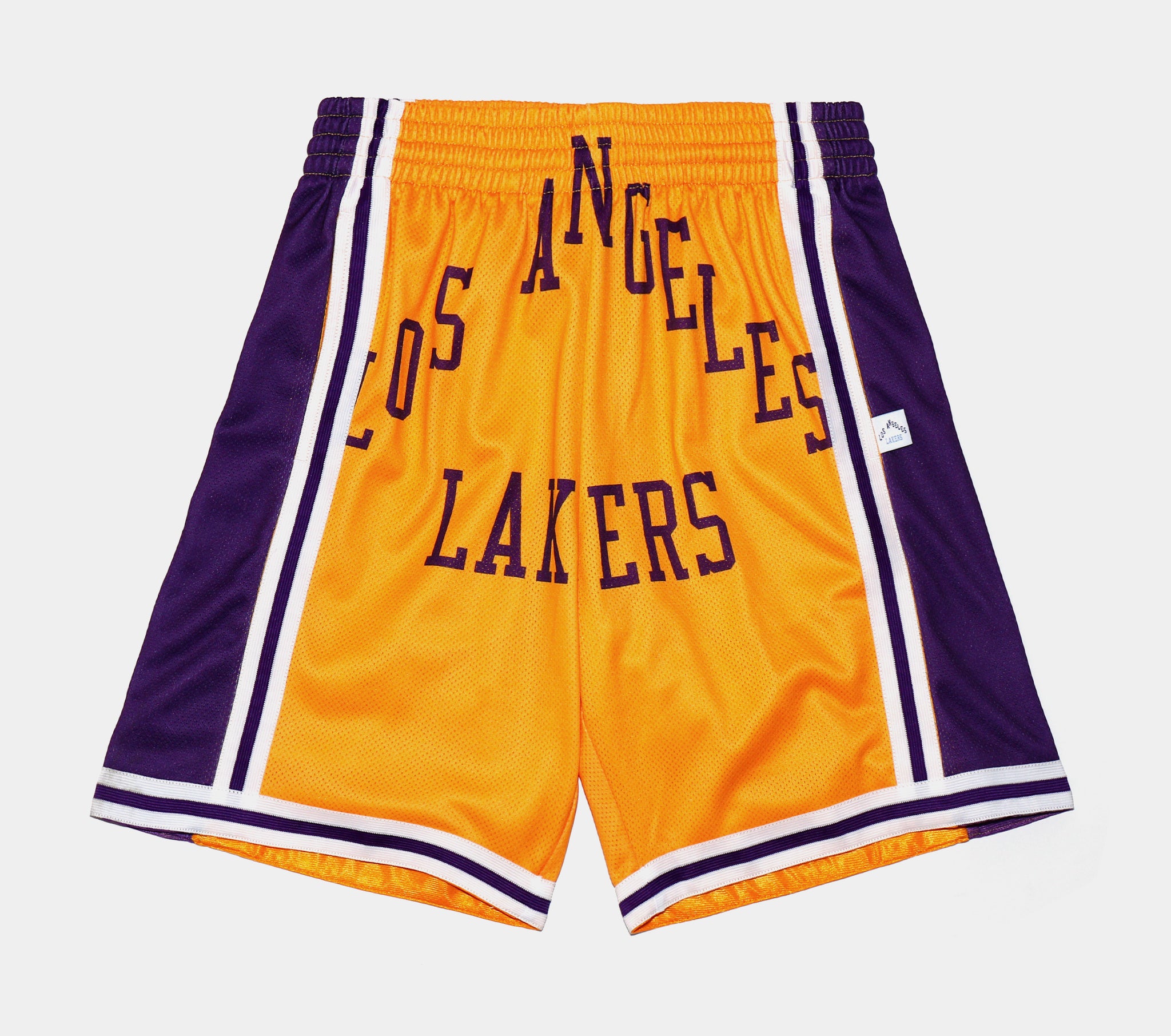 Mitchell and ness store lakers shorts lebron