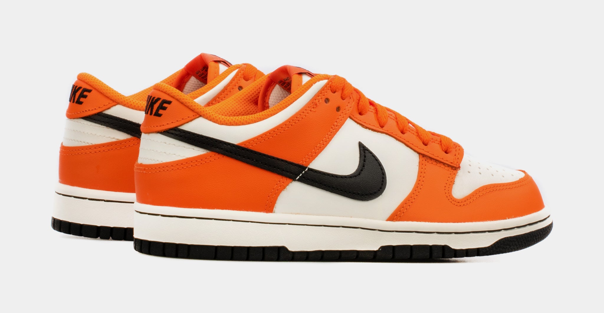 Nike Dunk Low Halloween Grade School Lifestyle Shoes Orange Black