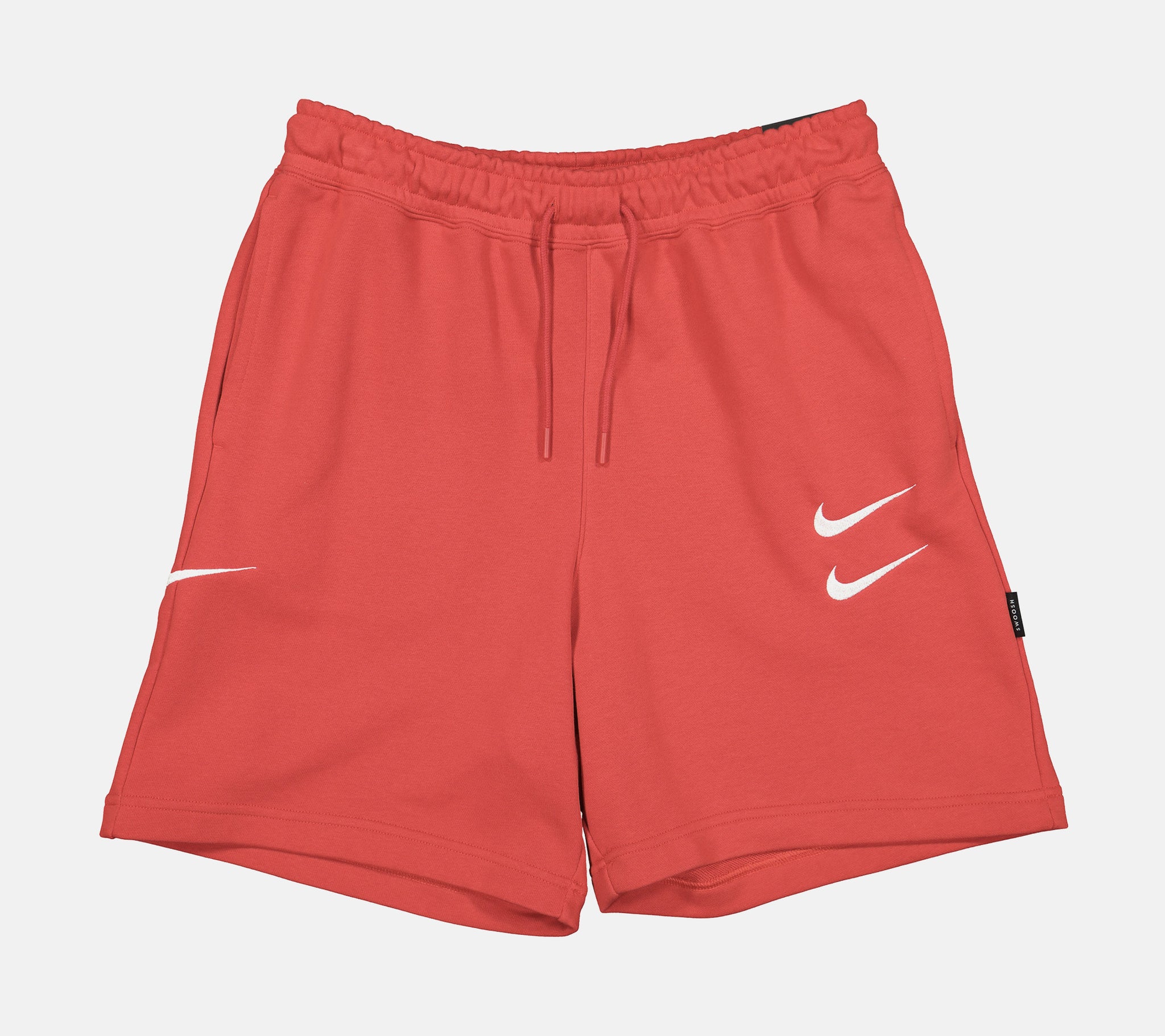 Sportswear Swoosh French Terry Mens Shorts Red White