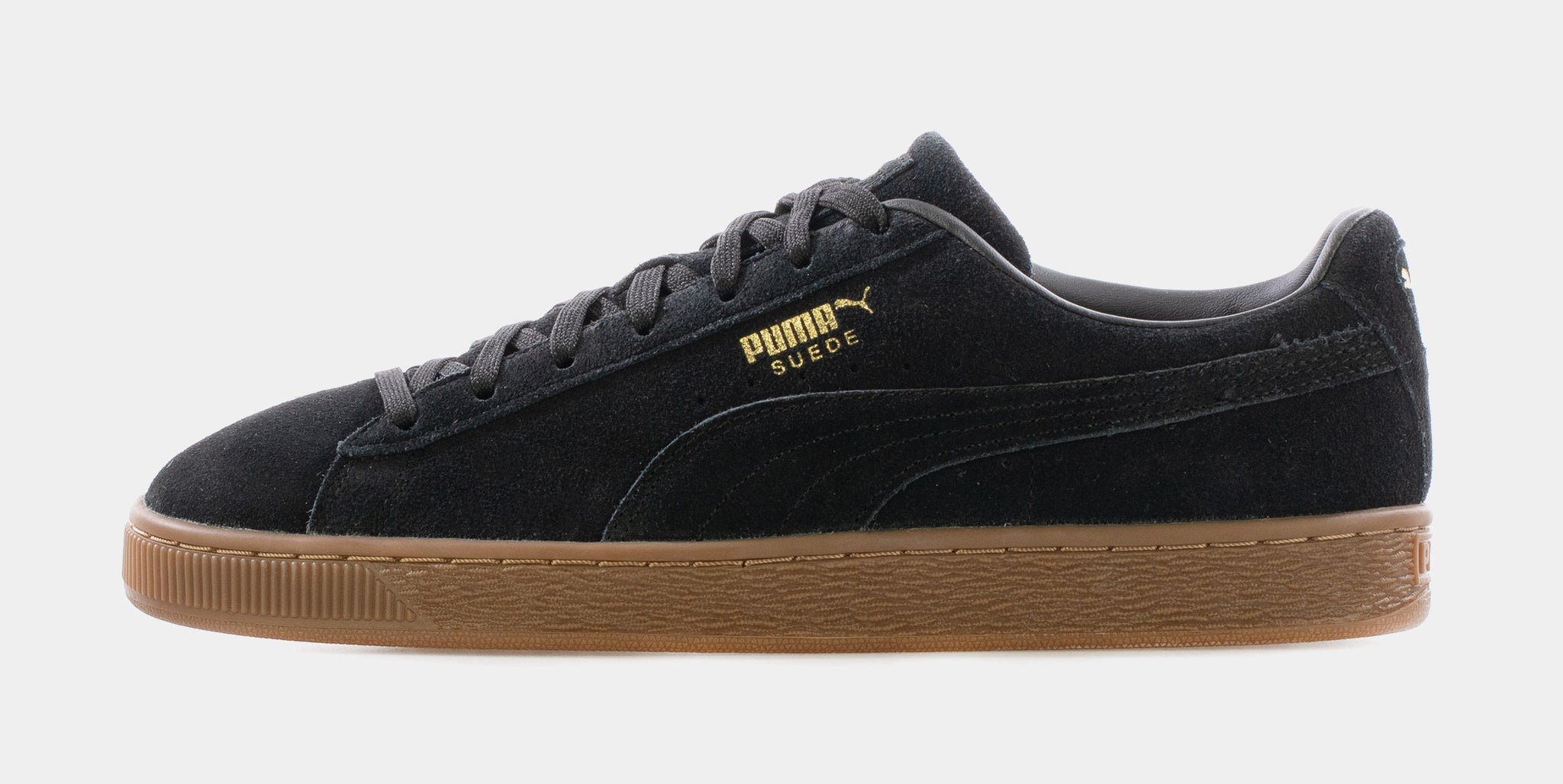 PUMA Suede Gum Mens Lifestyle Shoes Black 381174 01 Shoe Palace