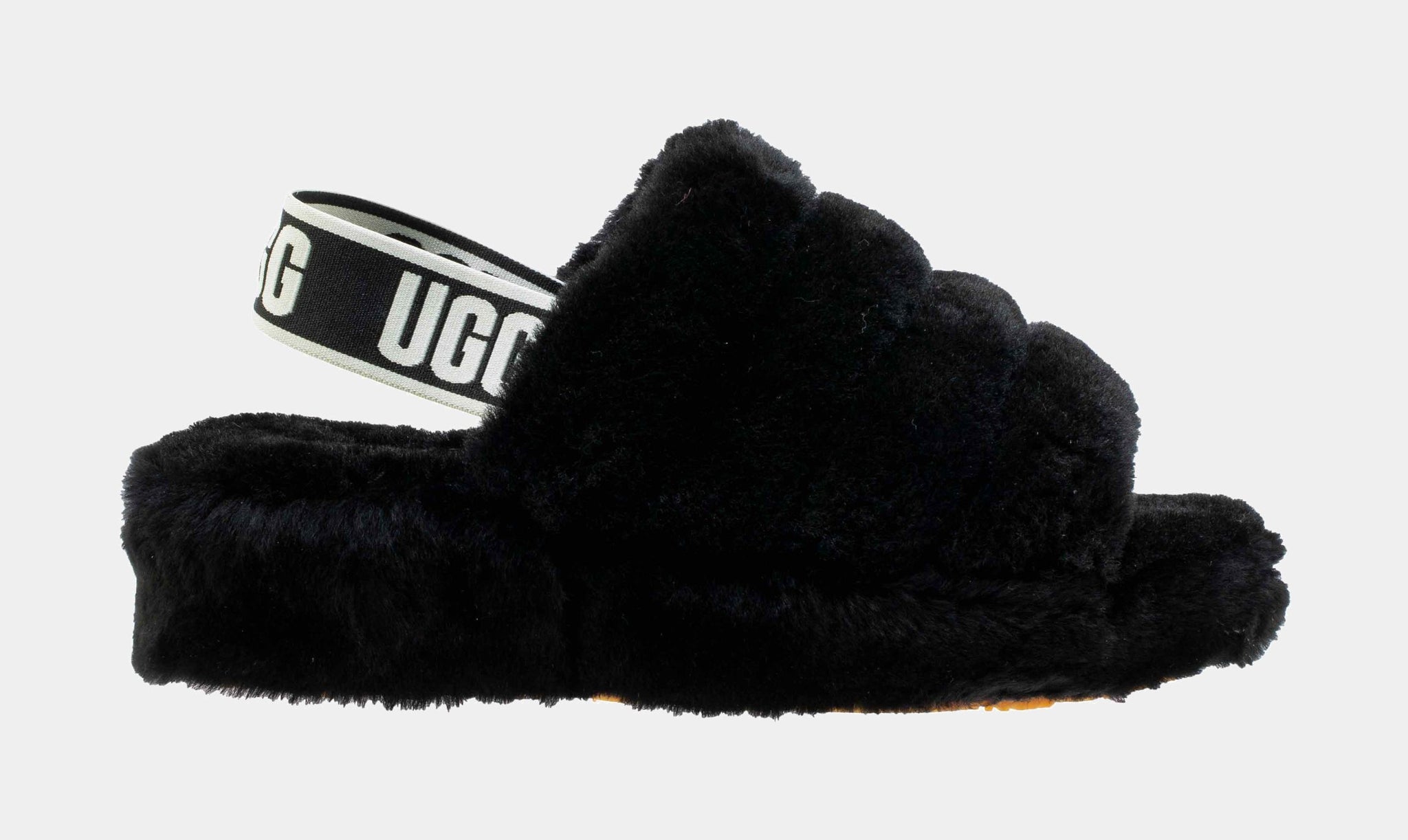 Fluffy black uggs sale