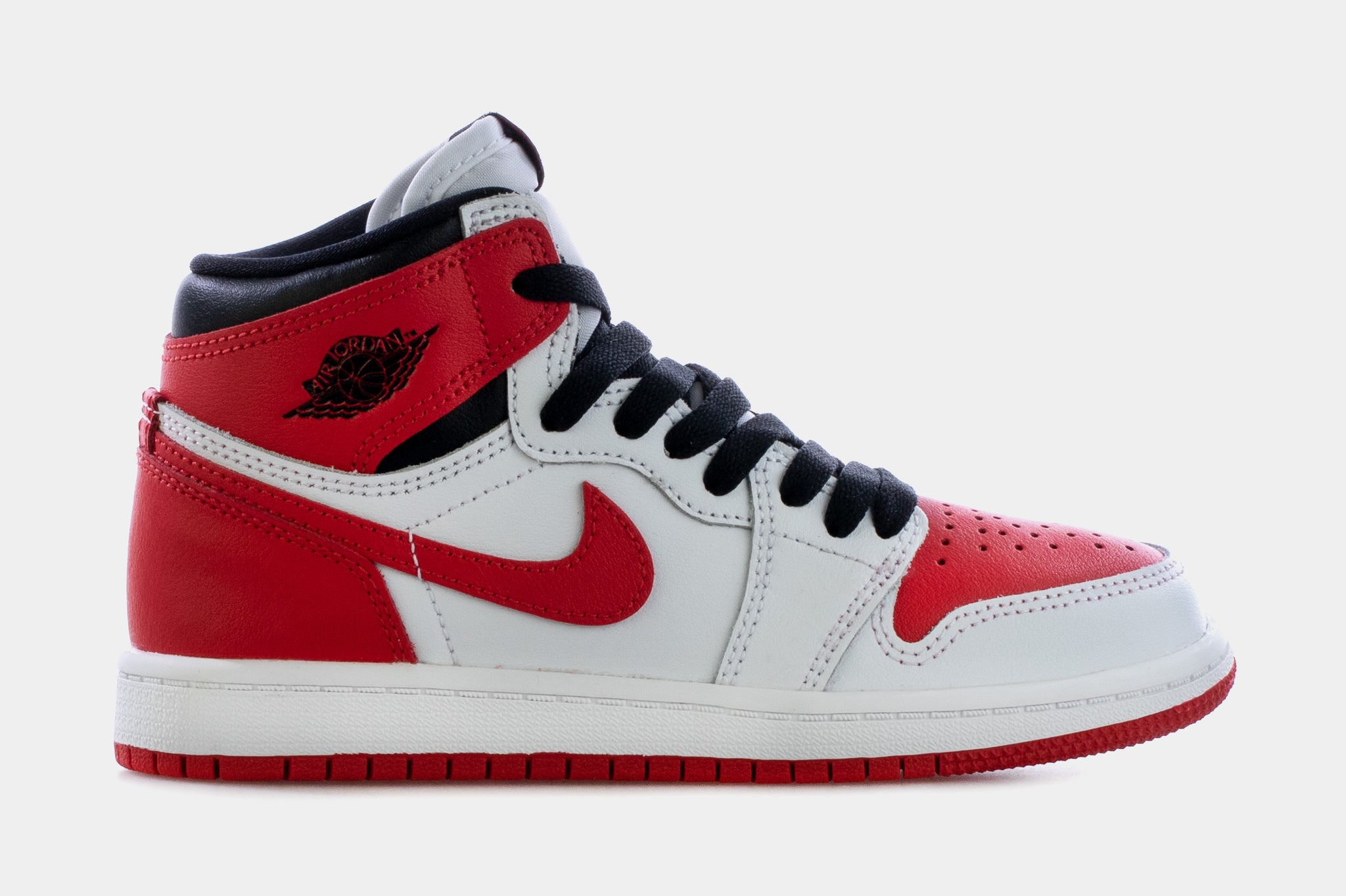 Air Jordan 1 High OG Heritage Preschool Lifestyle Shoes (Red/White)