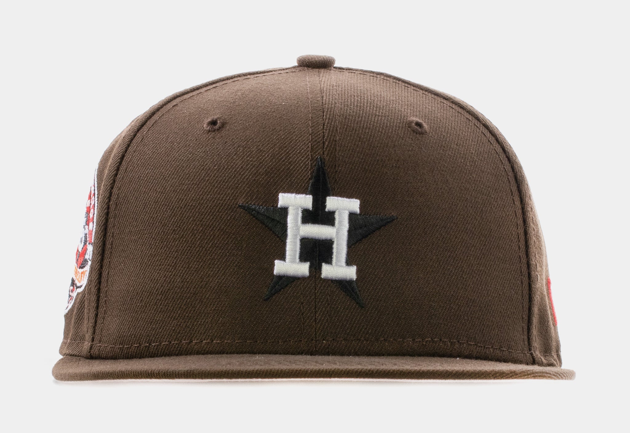 Men's New Era Black Houston Astros Team Logo 59FIFTY Fitted Hat